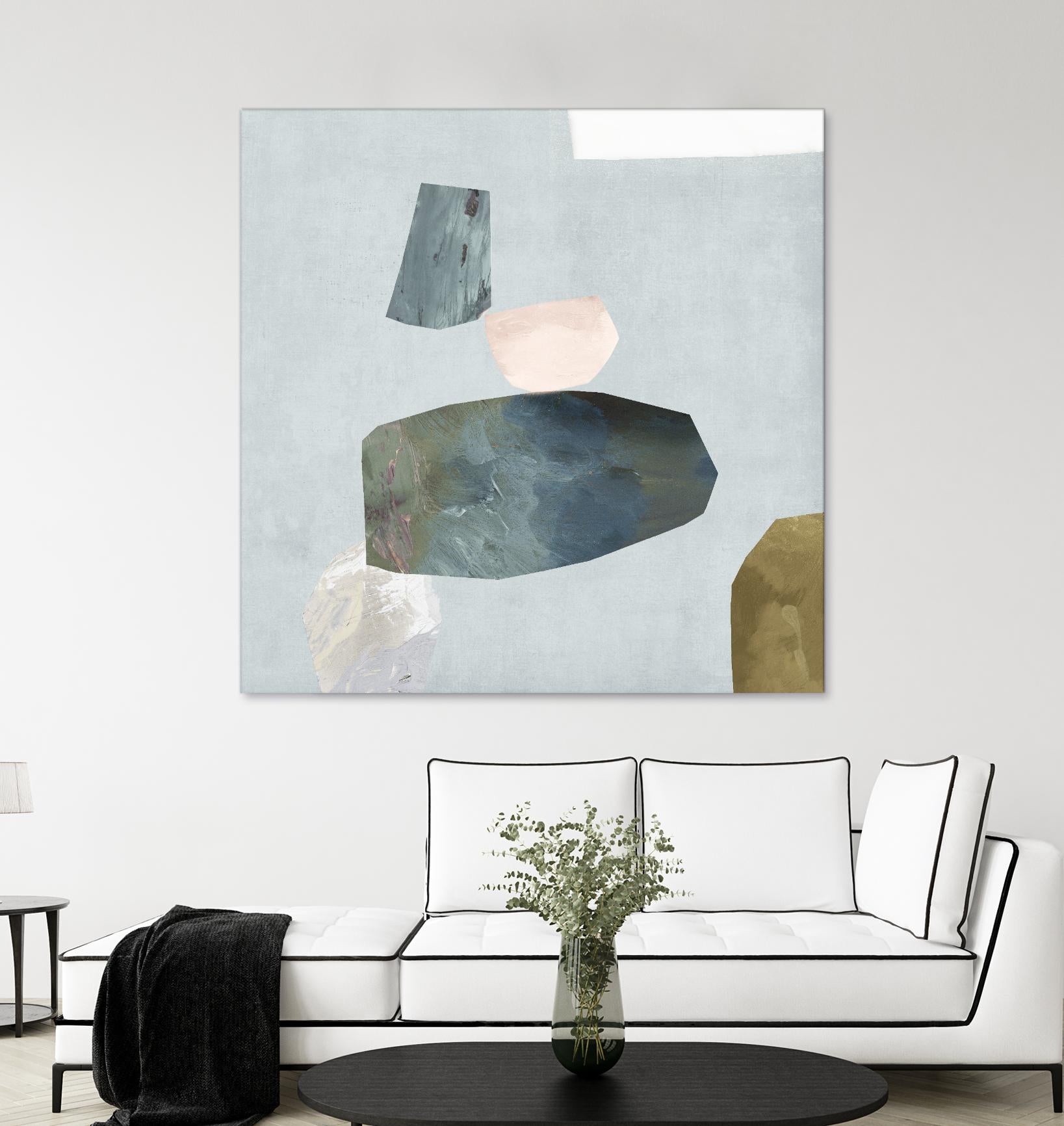 Assembly II by Edward Selkirk on GIANT ART - blue abstract