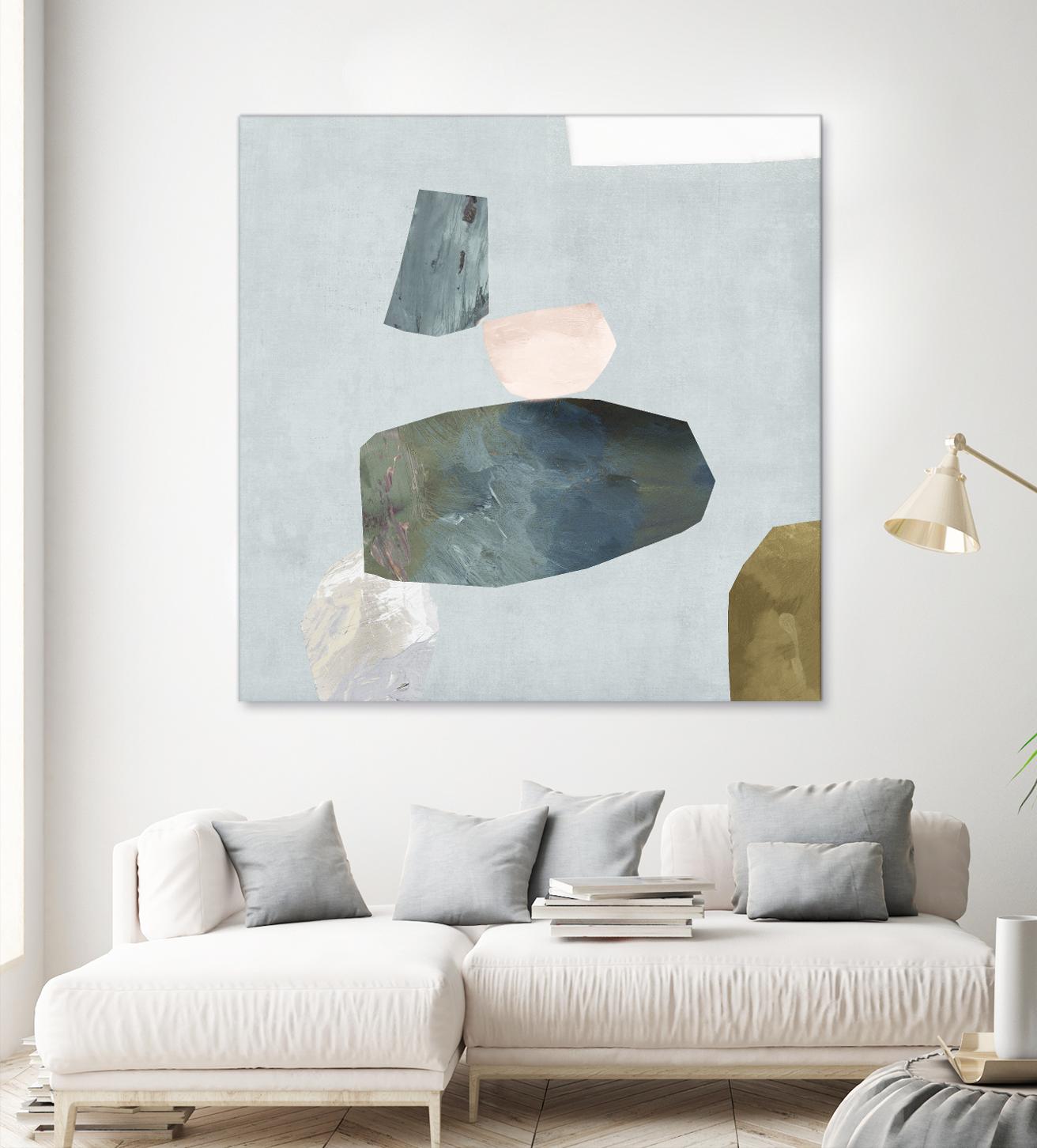 Assembly II by Edward Selkirk on GIANT ART - blue abstract