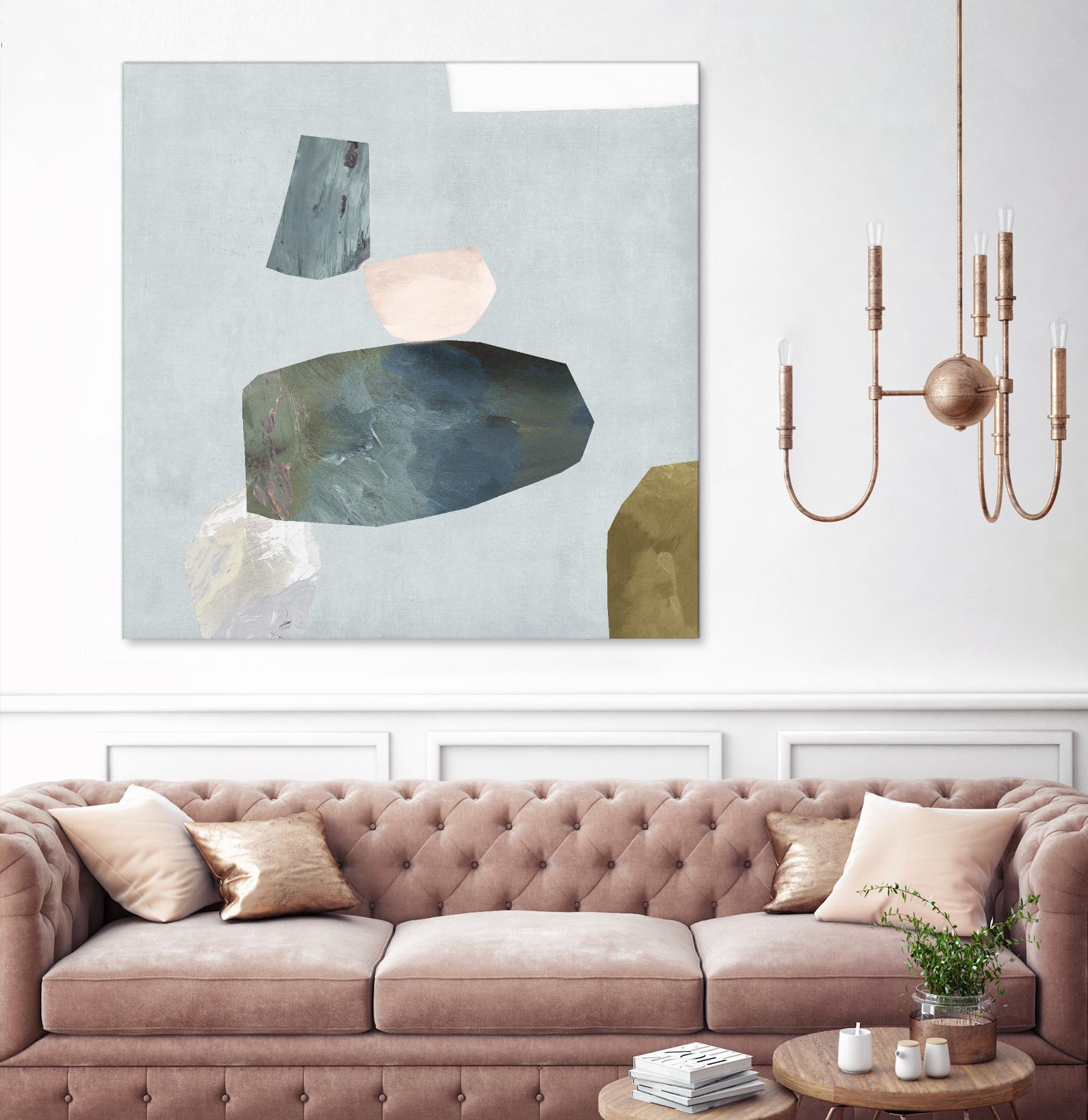 Assembly II by Edward Selkirk on GIANT ART - blue abstract