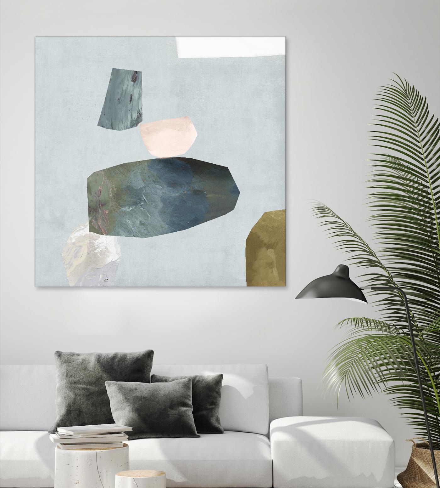 Assembly II by Edward Selkirk on GIANT ART - blue abstract