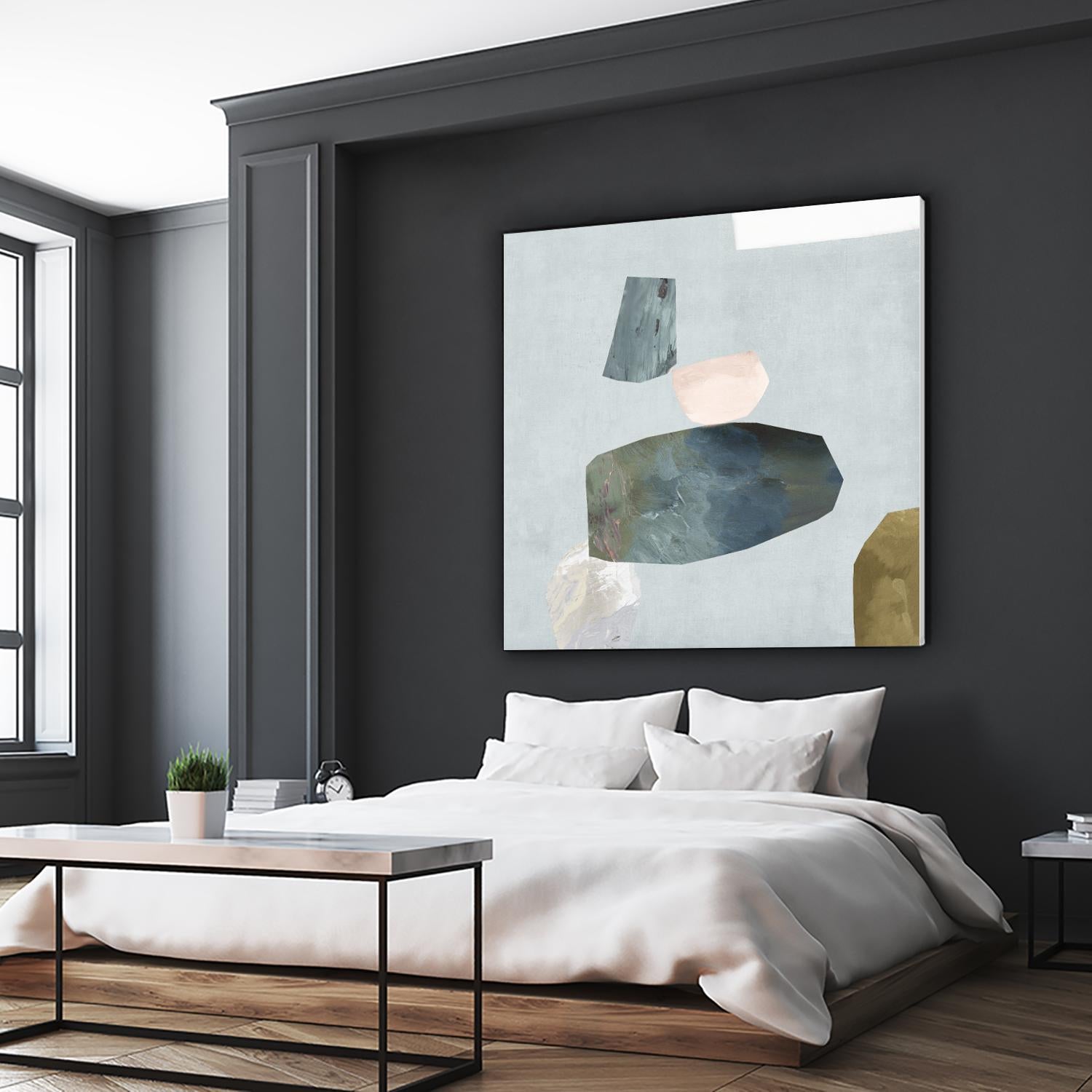 Assembly II by Edward Selkirk on GIANT ART - blue abstract