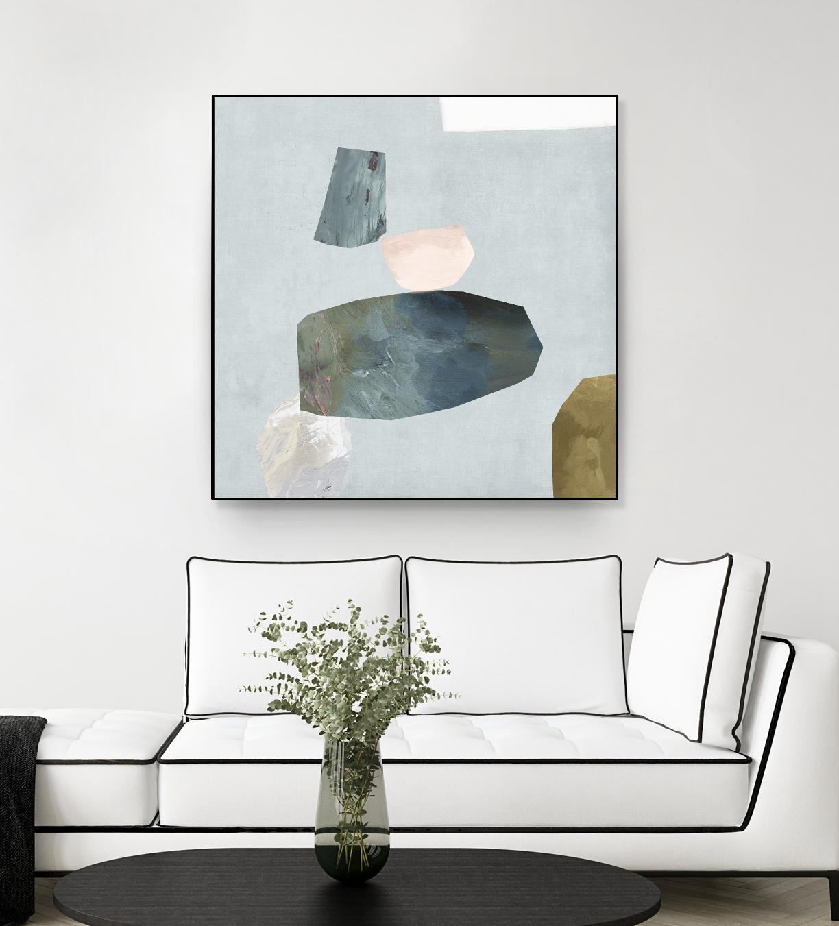 Assembly II by Edward Selkirk on GIANT ART - blue abstract