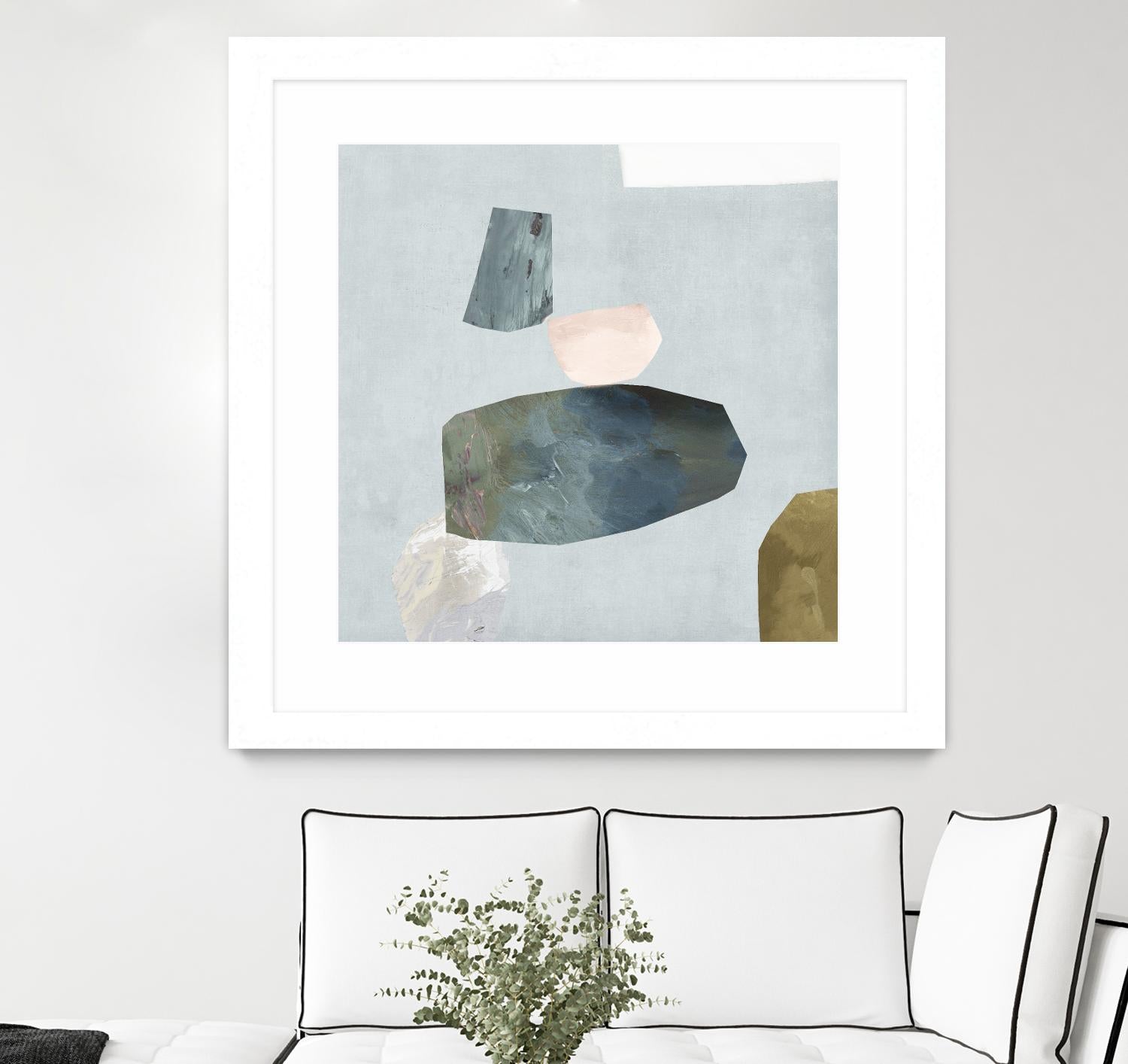 Assembly II by Edward Selkirk on GIANT ART - blue abstract