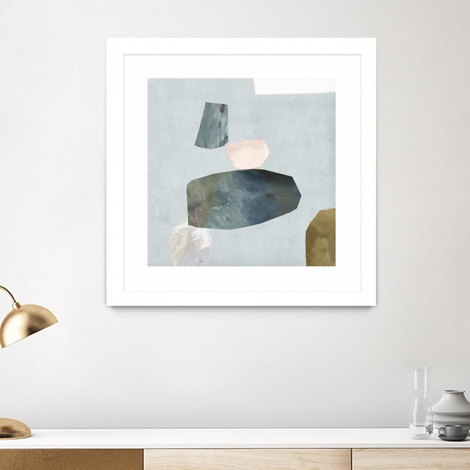 Assembly II by Edward Selkirk on GIANT ART - blue abstract