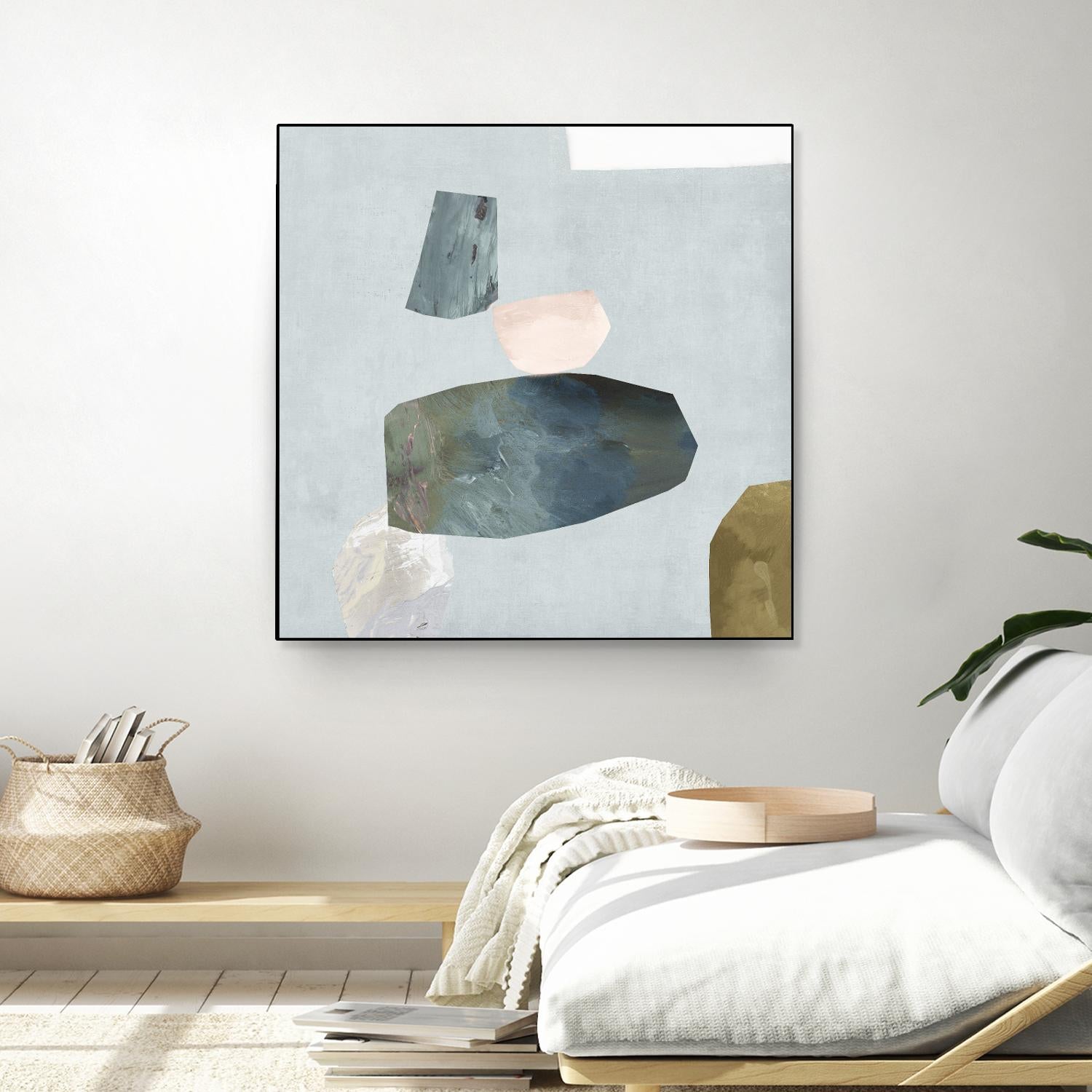 Assembly II by Edward Selkirk on GIANT ART - blue abstract