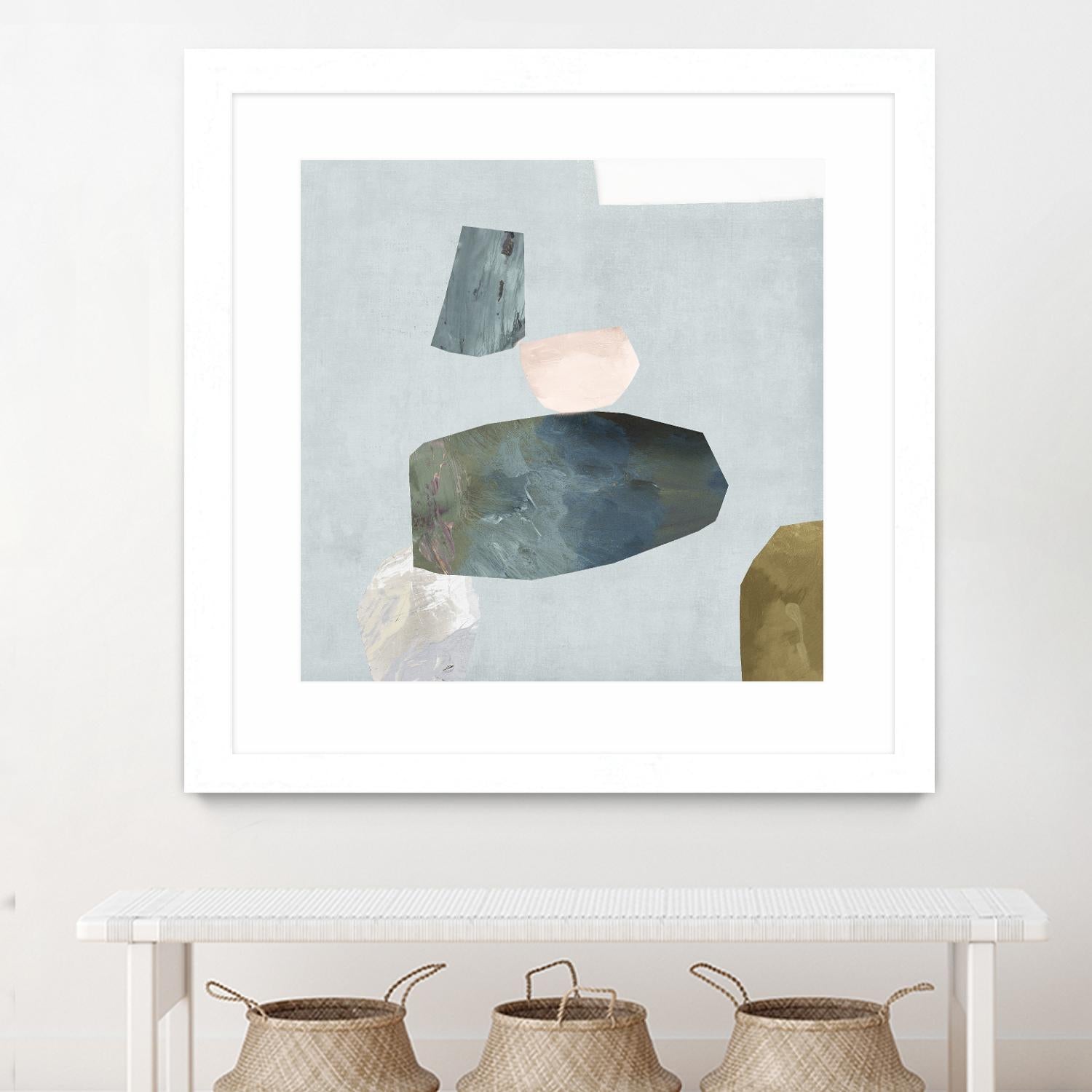 Assembly II by Edward Selkirk on GIANT ART - blue abstract