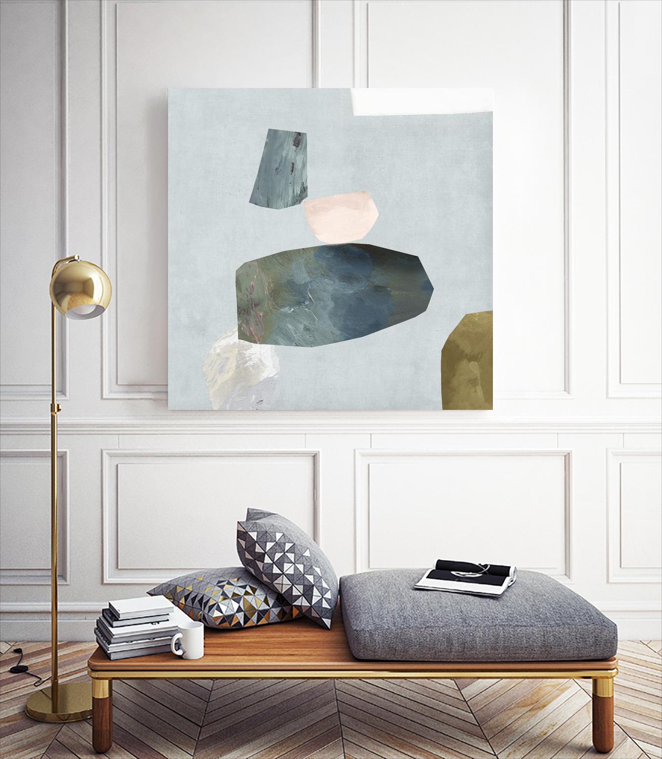 Assembly II by Edward Selkirk on GIANT ART - blue abstract