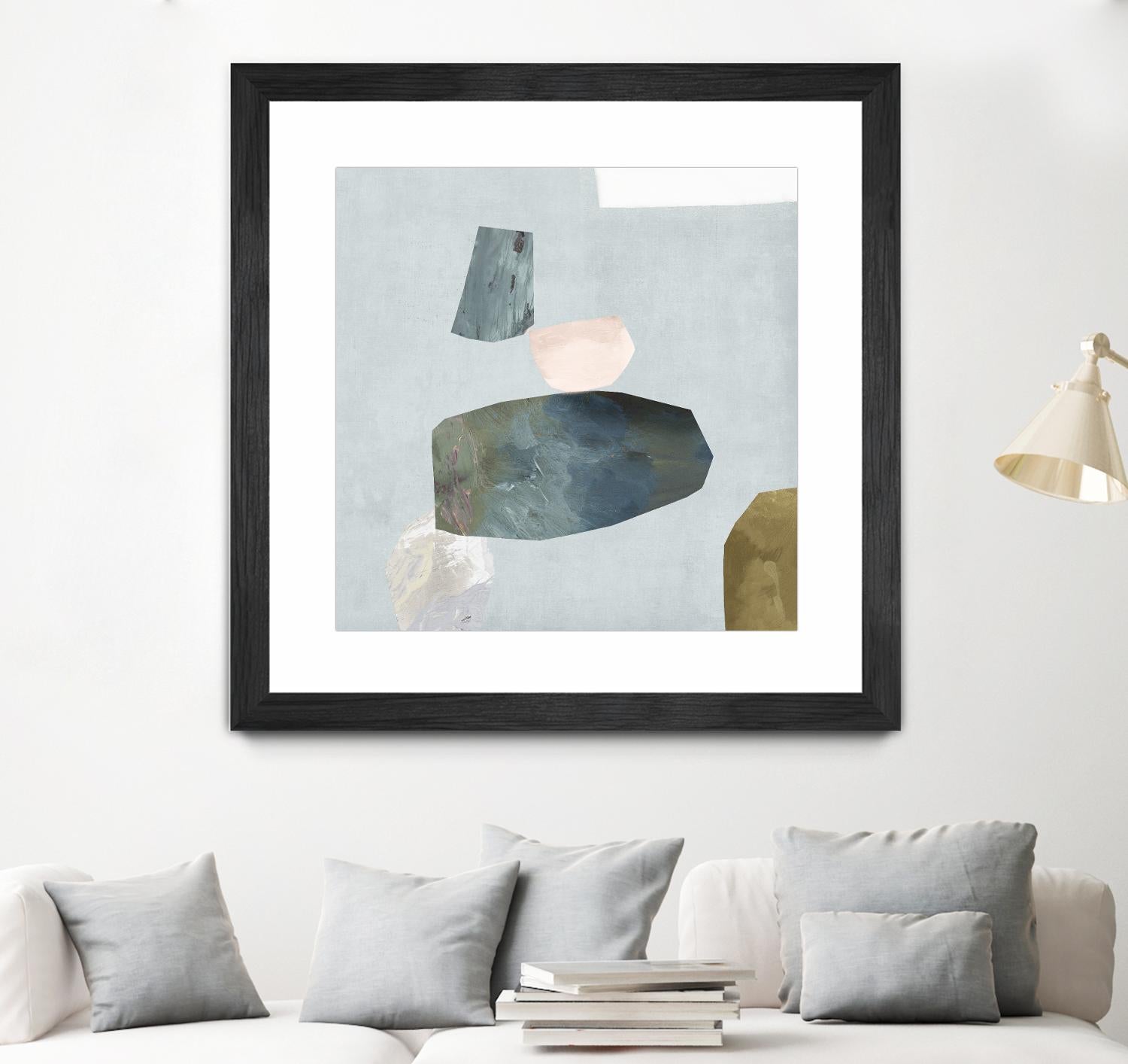 Assembly II by Edward Selkirk on GIANT ART - blue abstract