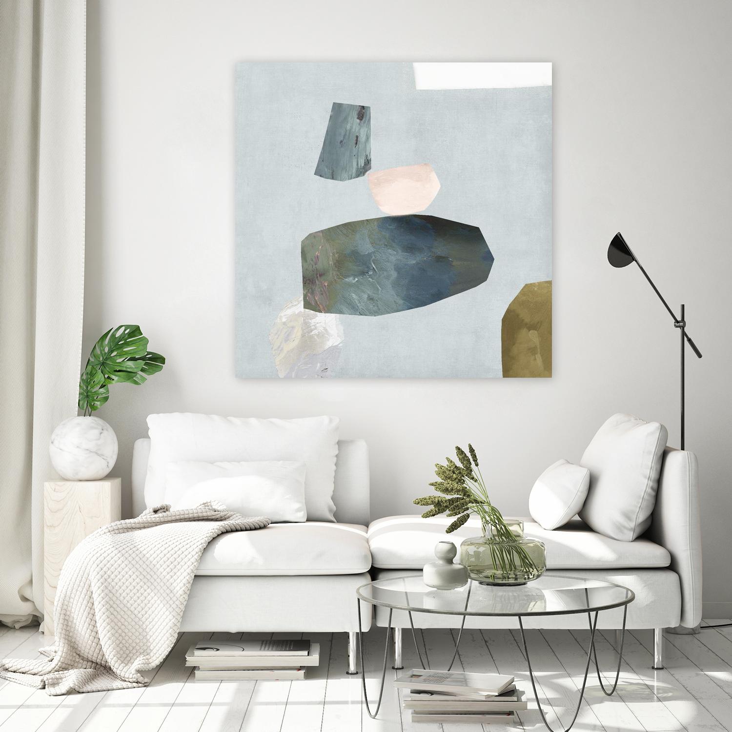 Assembly II by Edward Selkirk on GIANT ART - blue abstract