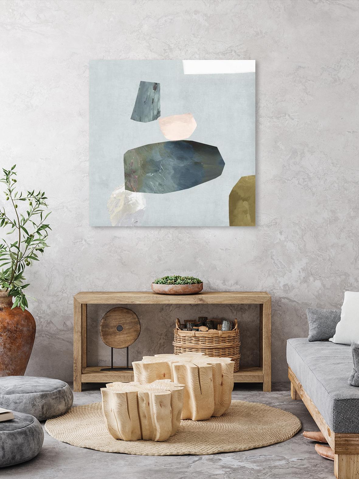 Assembly II by Edward Selkirk on GIANT ART - blue abstract