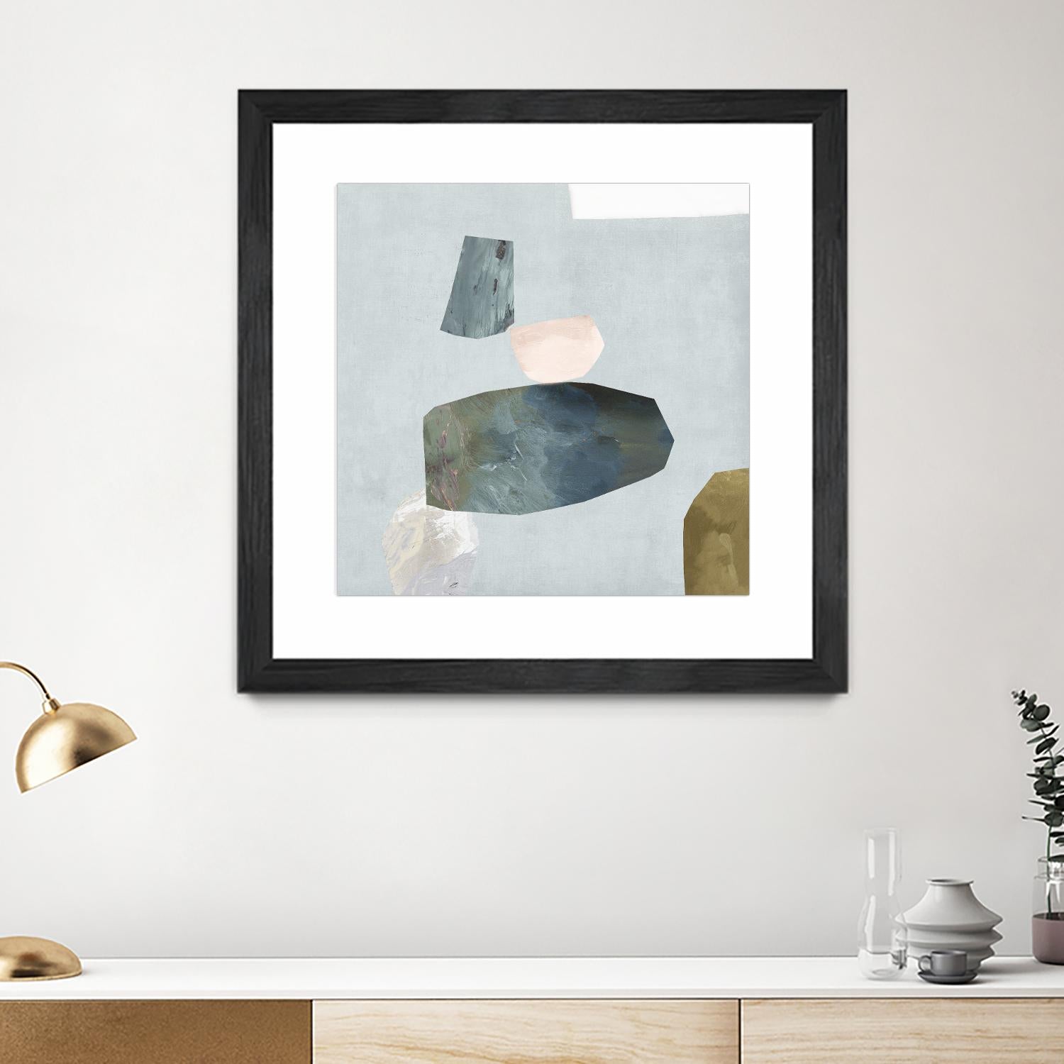 Assembly II by Edward Selkirk on GIANT ART - blue abstract