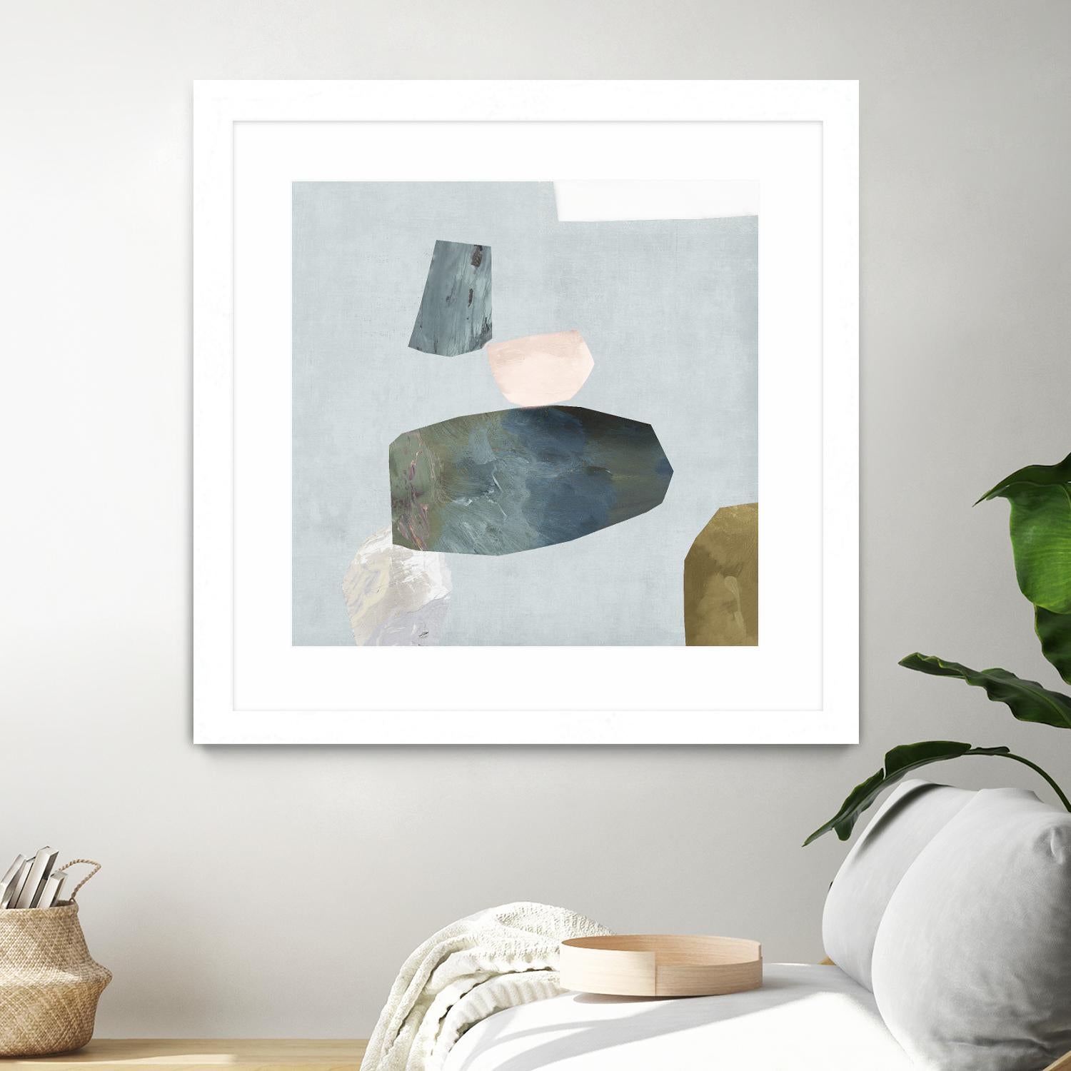 Assembly II by Edward Selkirk on GIANT ART - blue abstract