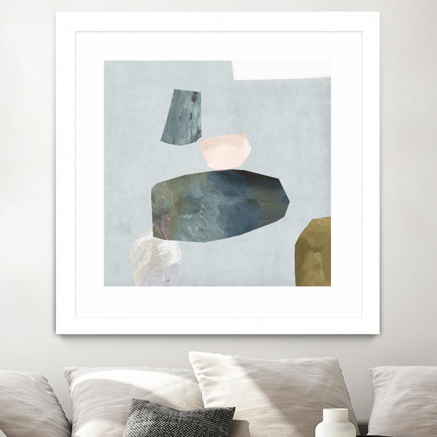 Assembly II by Edward Selkirk on GIANT ART - blue abstract