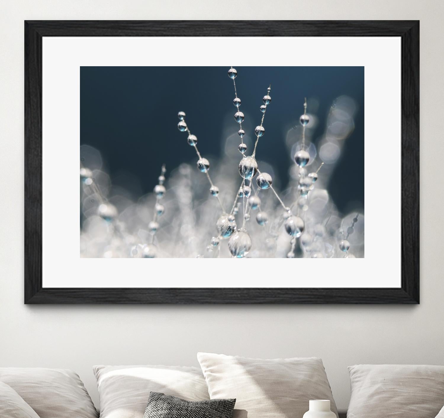 Snow white Ice blue by Sharon Johnstone on GIANT ART - white winter scenes