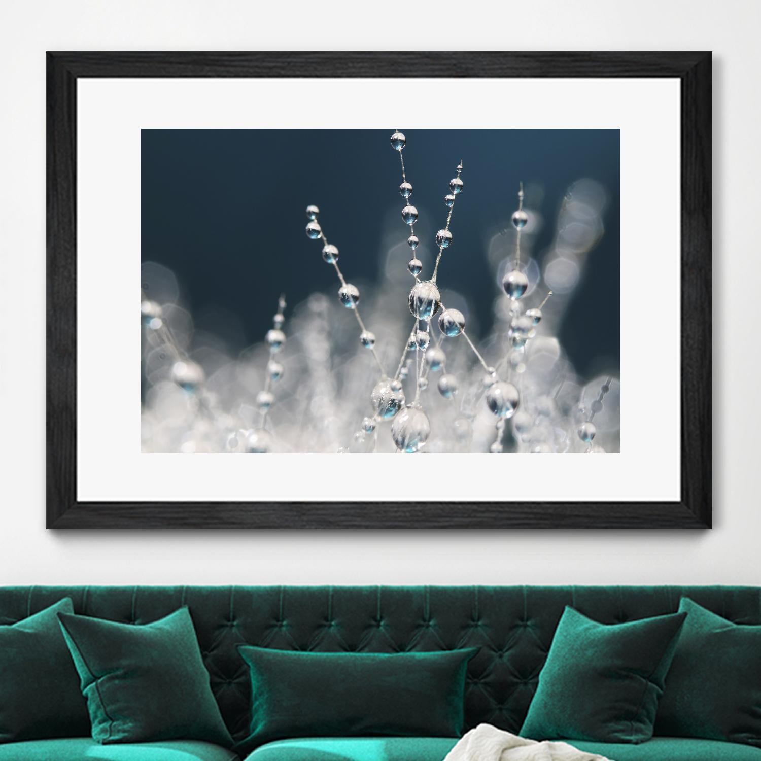 Snow white Ice blue by Sharon Johnstone on GIANT ART - white winter scenes