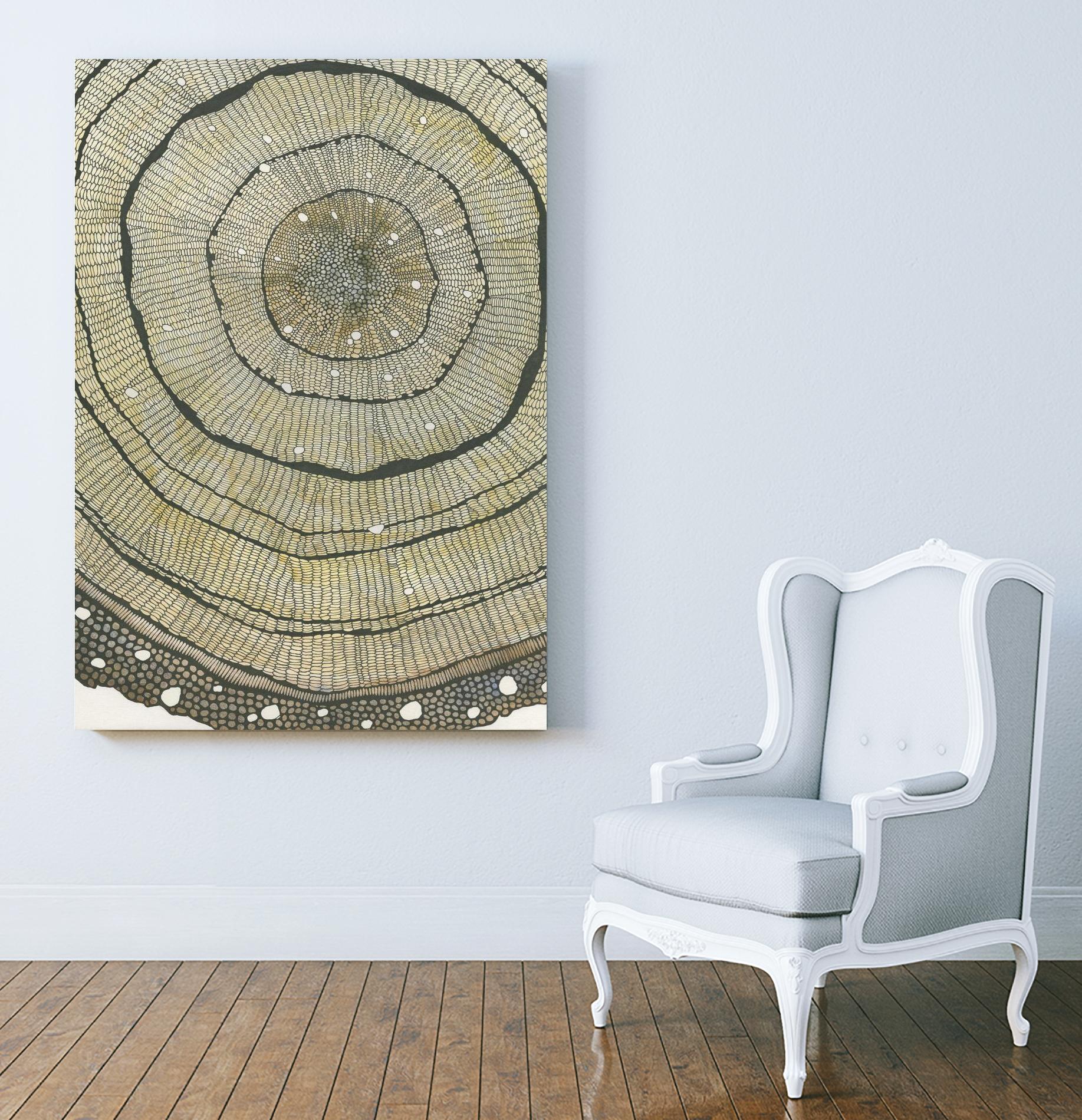 Fir by Sandrine Pellisier on GIANT ART - brown abstract