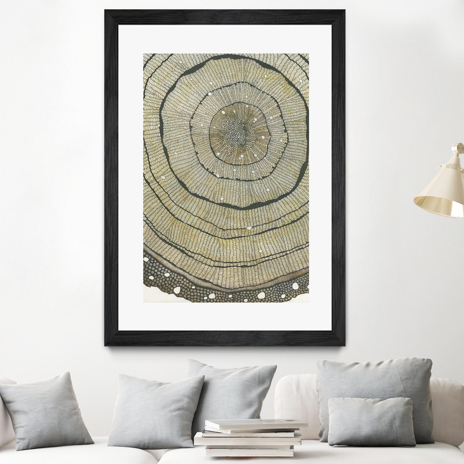 Fir by Sandrine Pellisier on GIANT ART - brown abstract