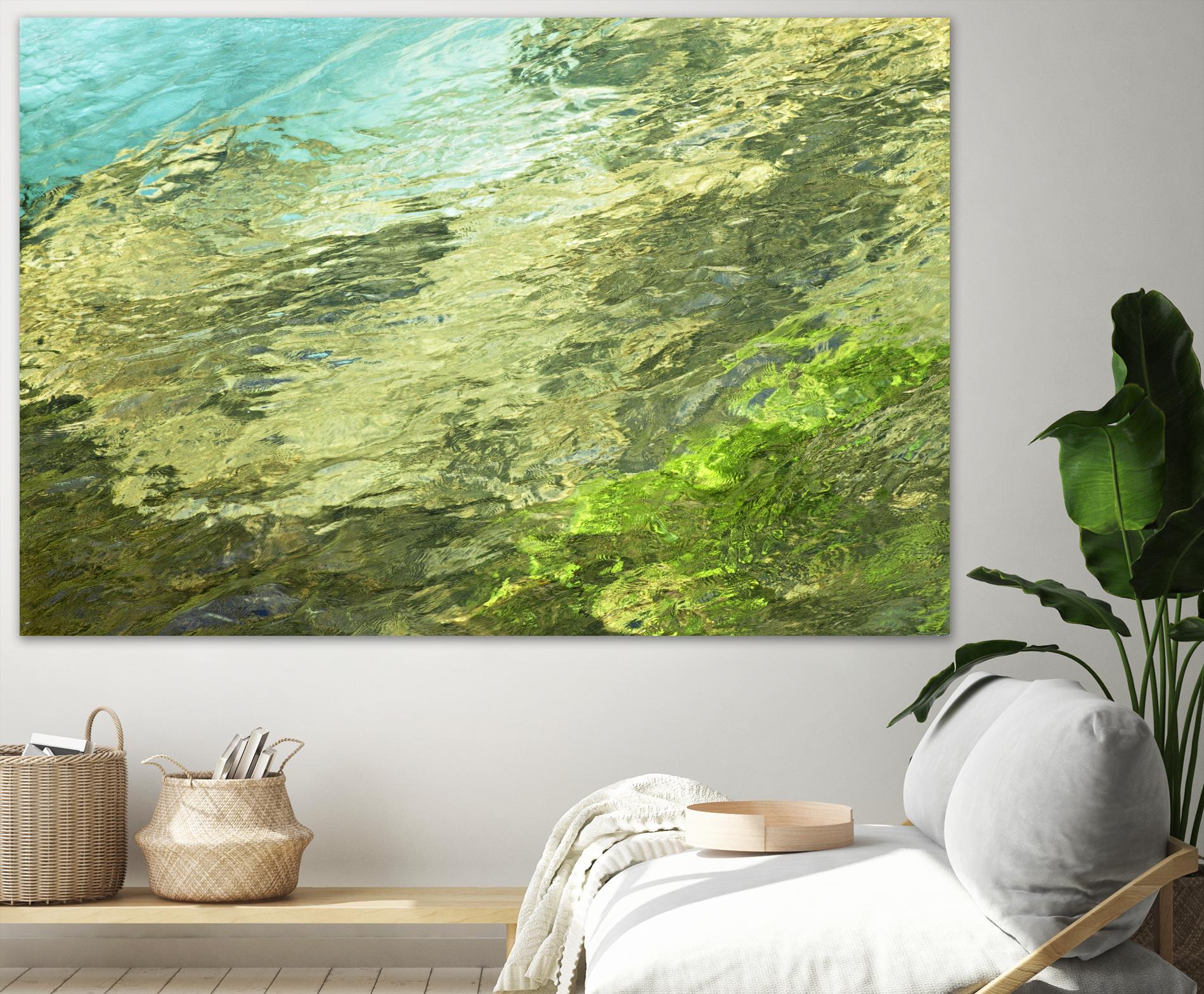 Fontaine Abstract III by Steven Crainford on GIANT ART - green abstract