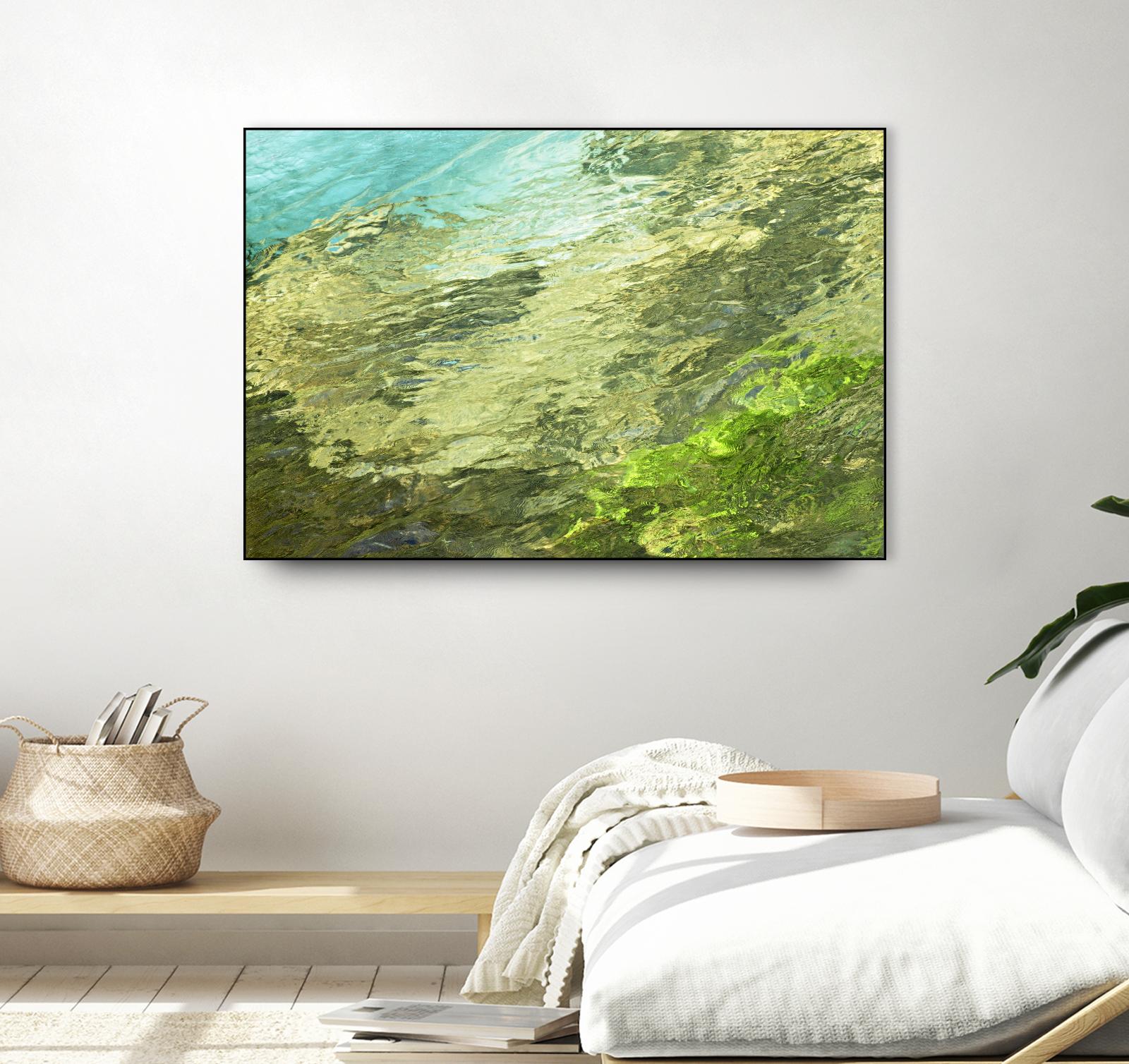 Fontaine Abstract III by Steven Crainford on GIANT ART - green abstract