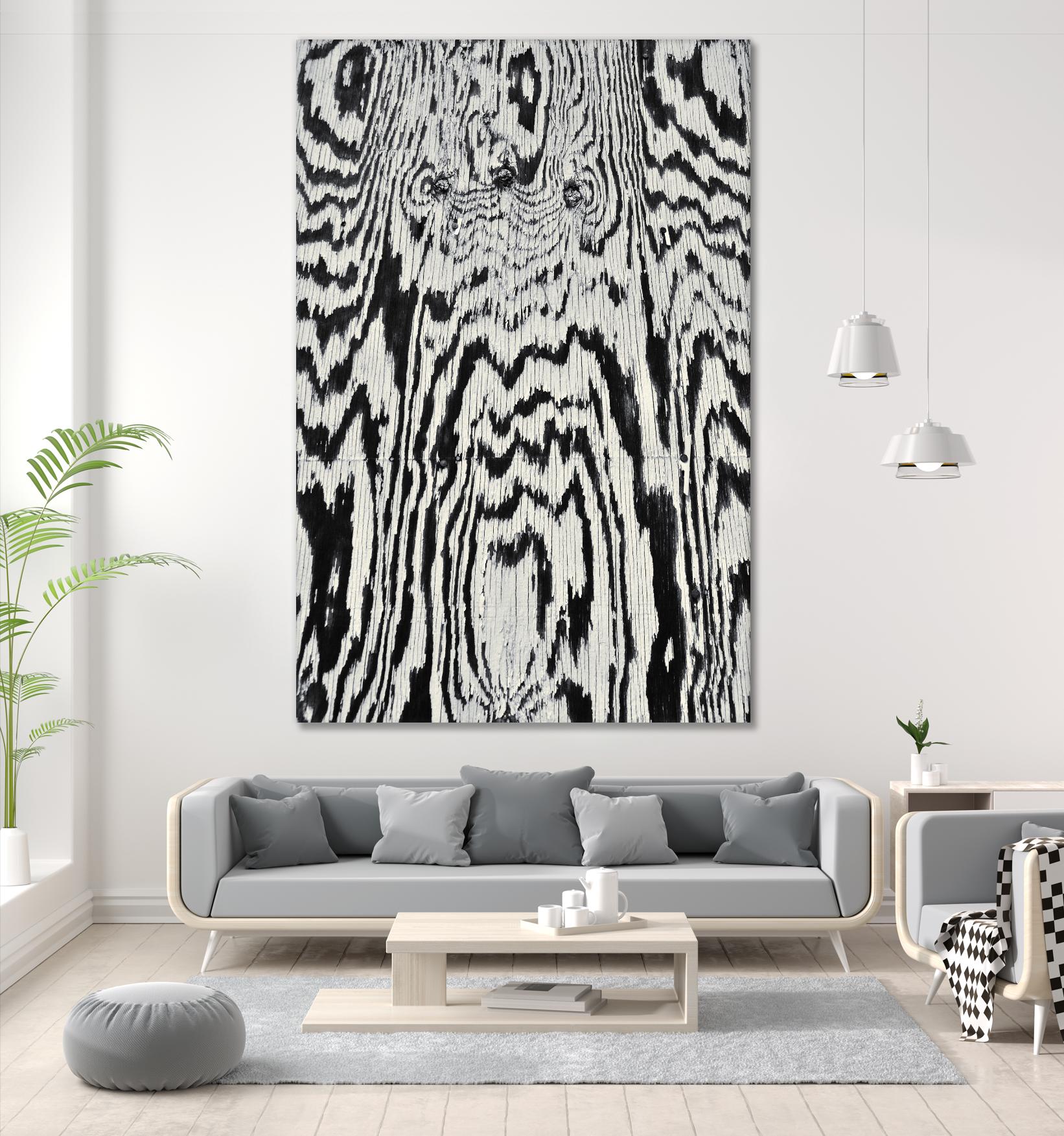 Zebra by Caleb Troy on GIANT ART - white abstract