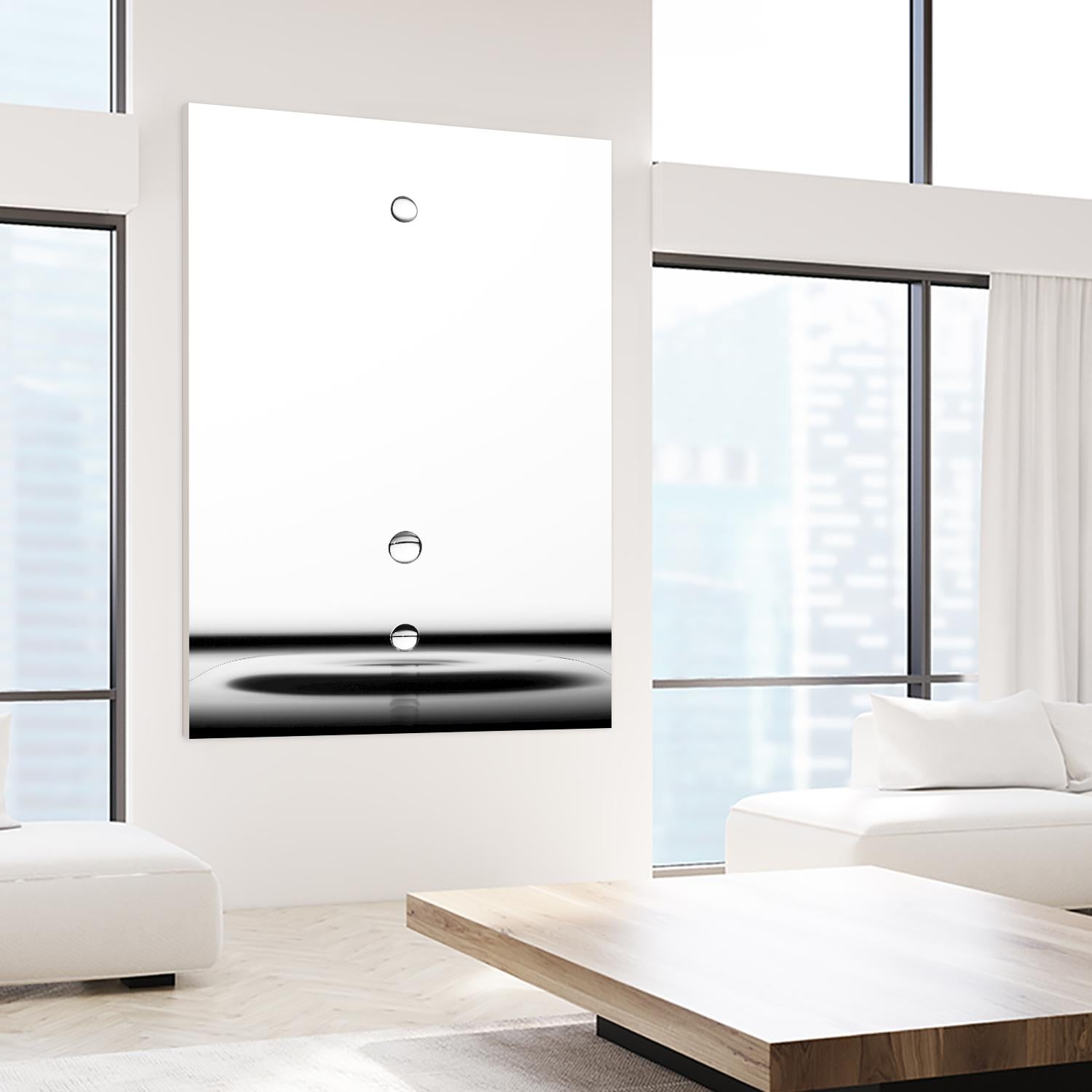 Drops by Chris Tennent on GIANT ART - white photo art