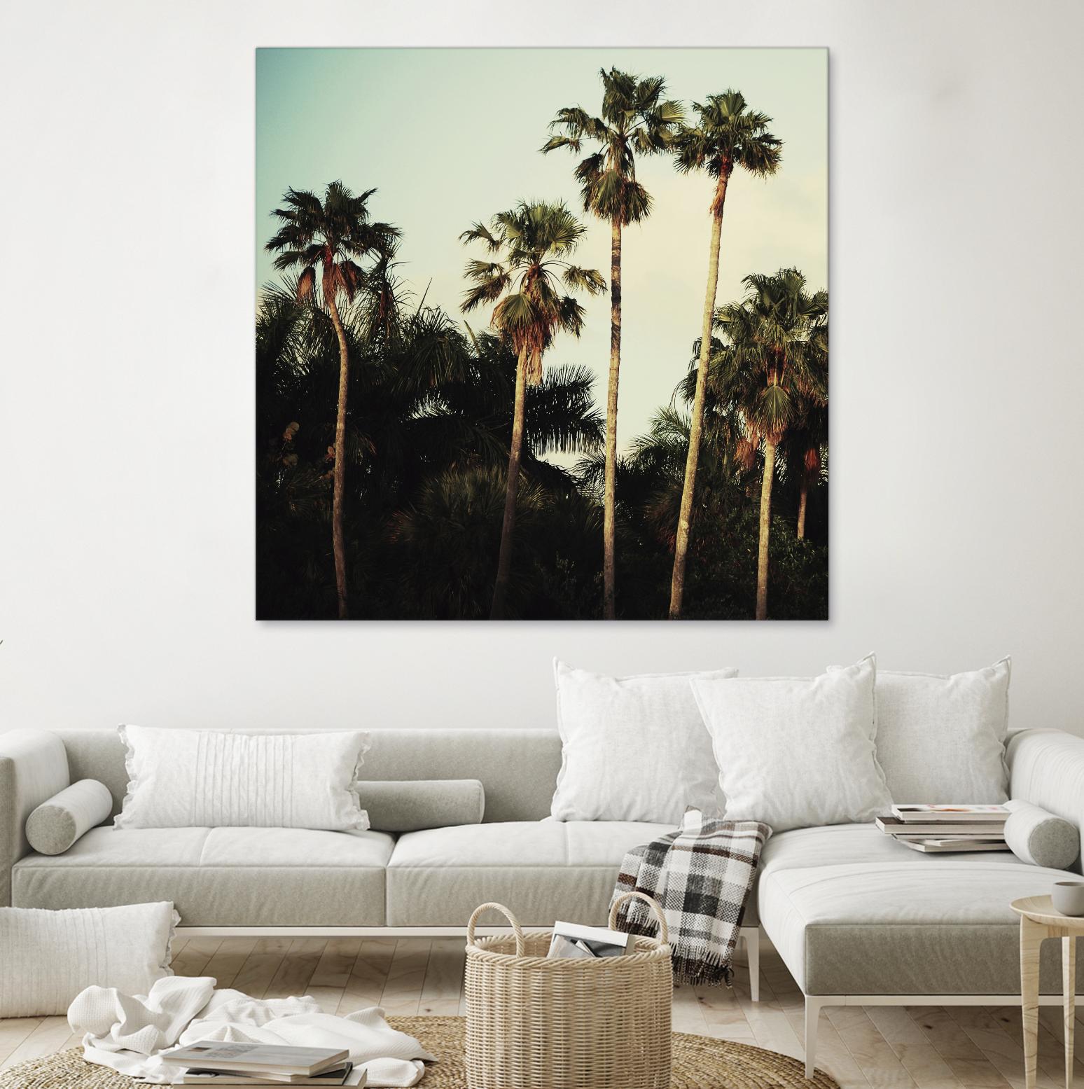 Beverly Hills I by Chelsea Victoria on GIANT ART - green botanical palm tree