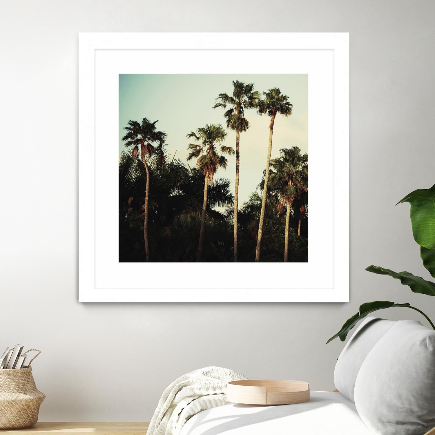 Beverly Hills I by Chelsea Victoria on GIANT ART - green botanical palm tree
