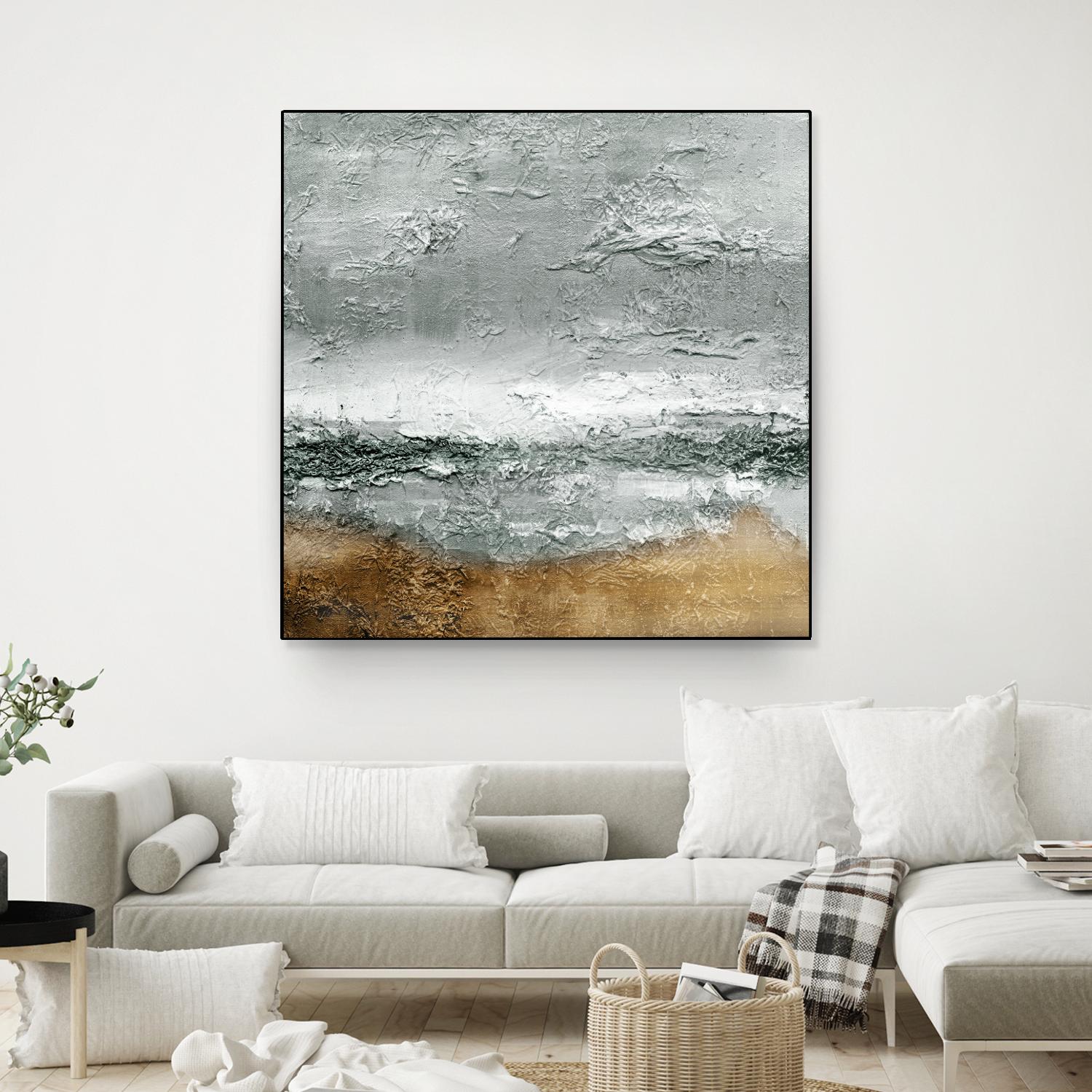 Sunset by Wendy Kroeker on GIANT ART - grey abstract