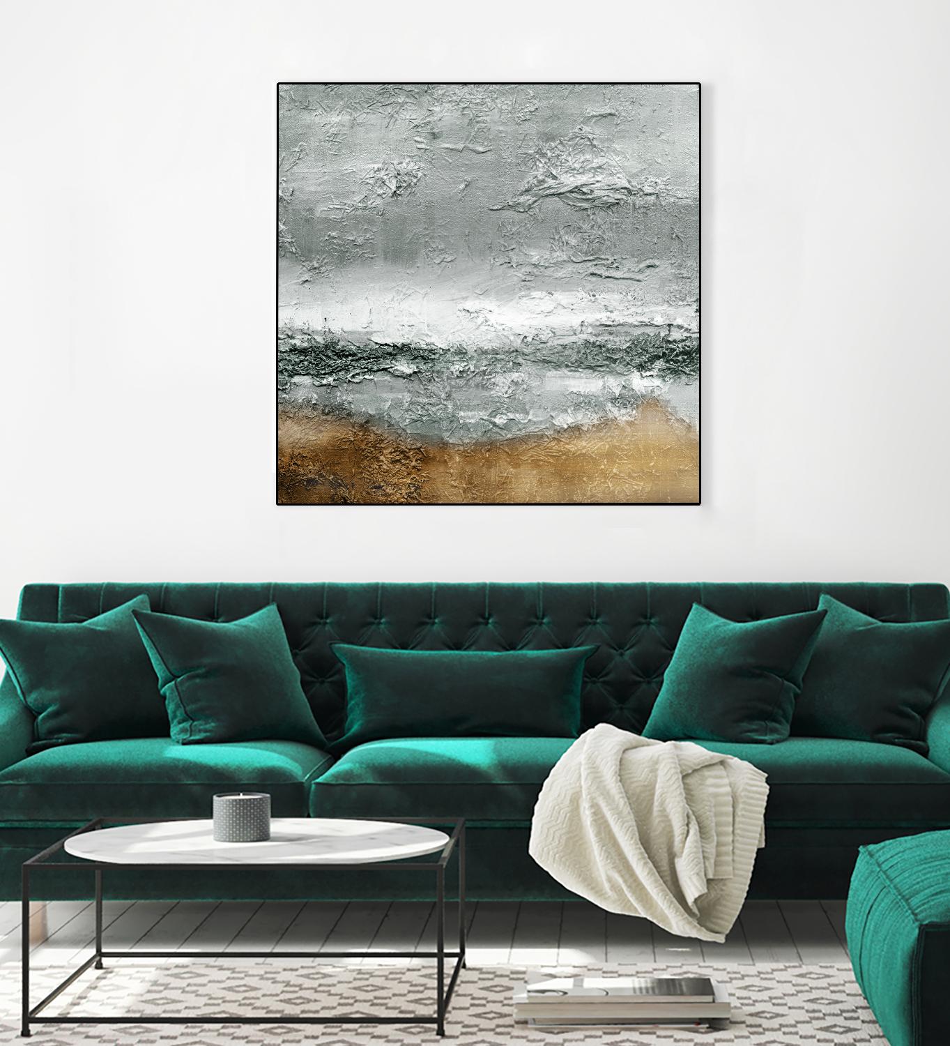 Sunset by Wendy Kroeker on GIANT ART - grey abstract
