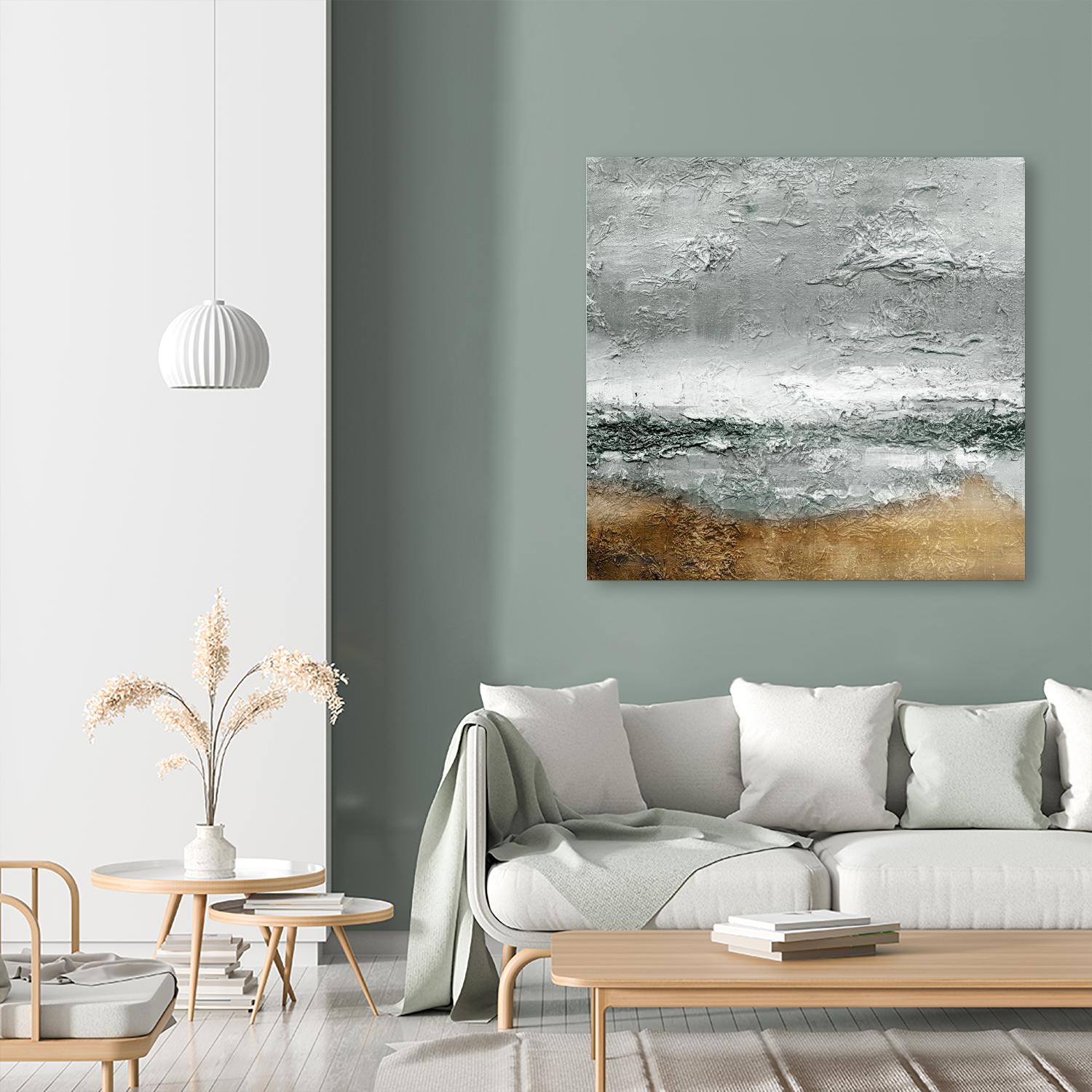 Sunset by Wendy Kroeker on GIANT ART - grey abstract