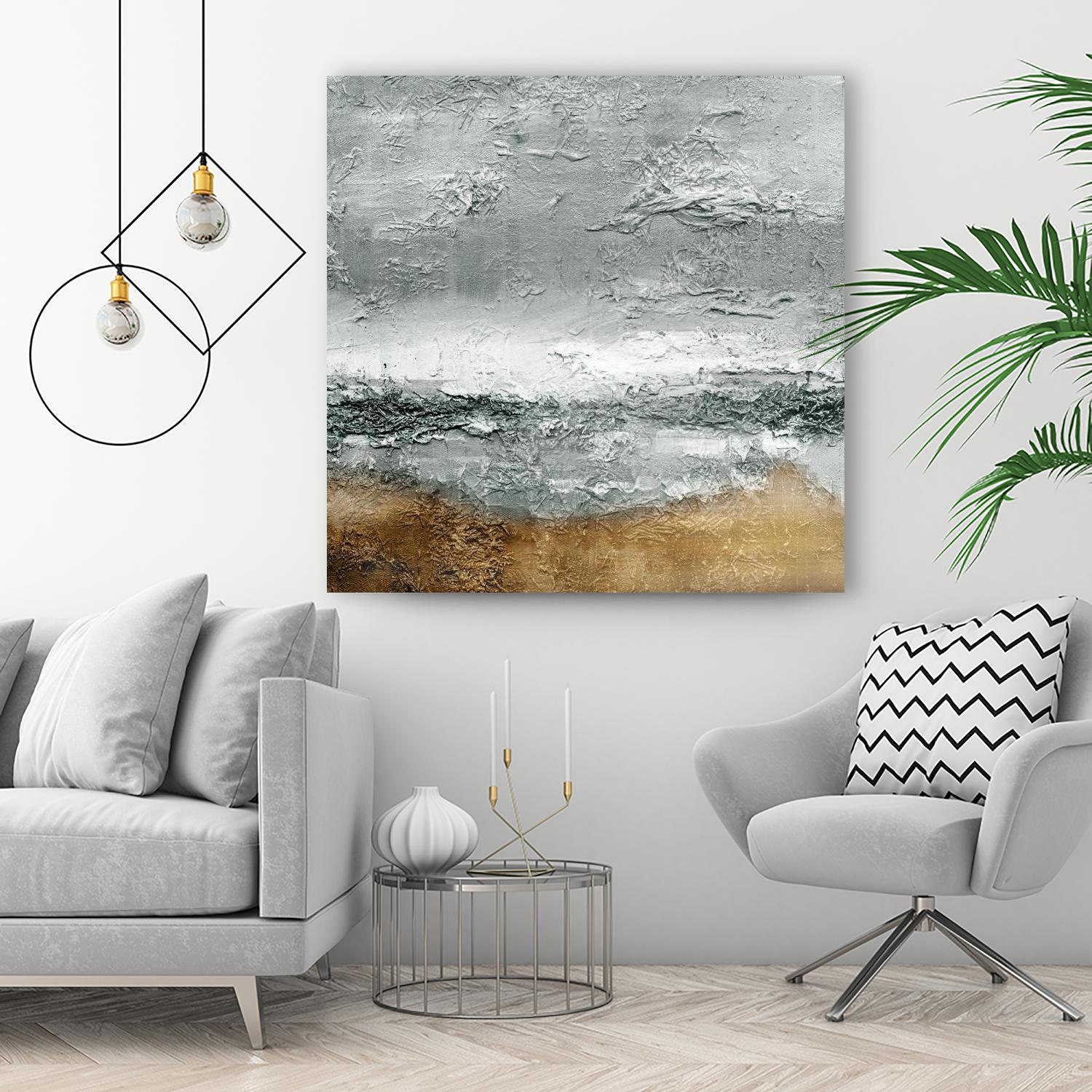 Sunset by Wendy Kroeker on GIANT ART - grey abstract