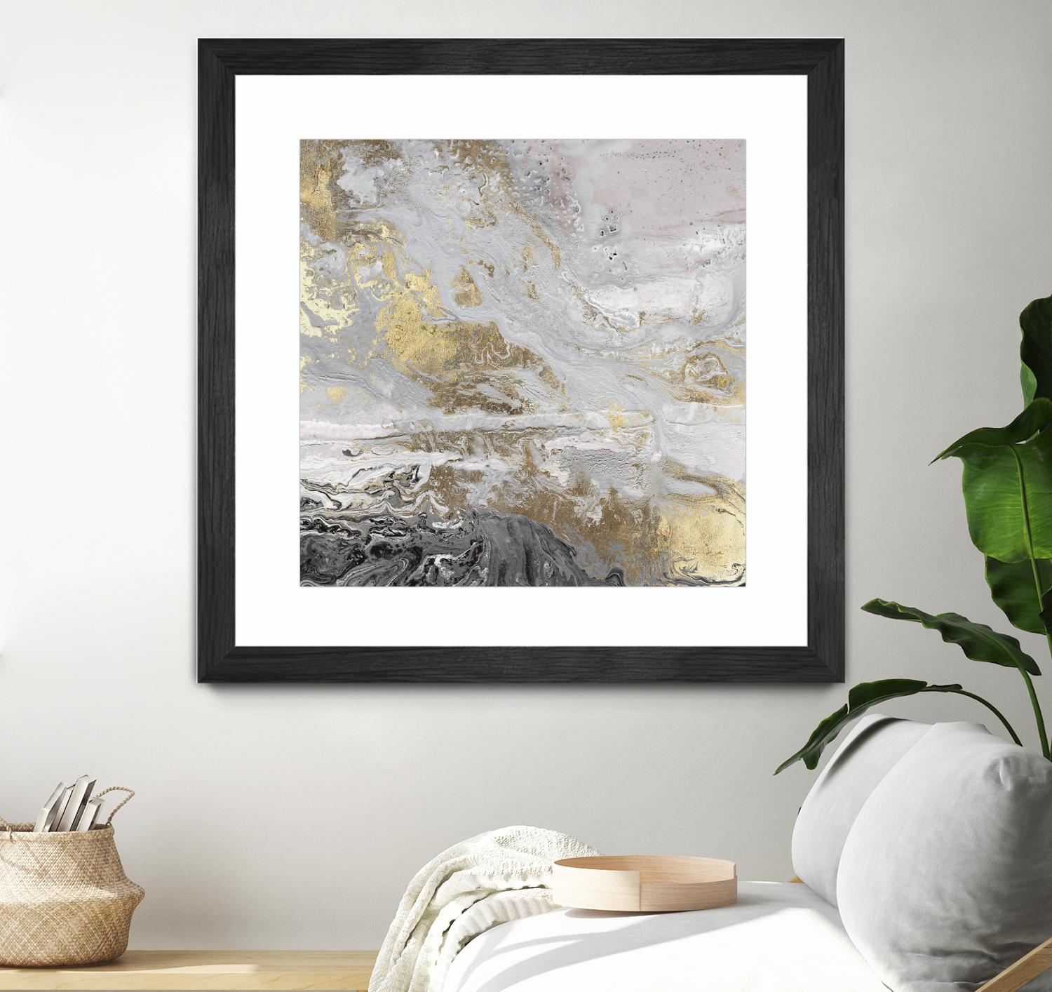 Playa Secreto III Lavender Version by Wendy Kroeker on GIANT ART - white abstract