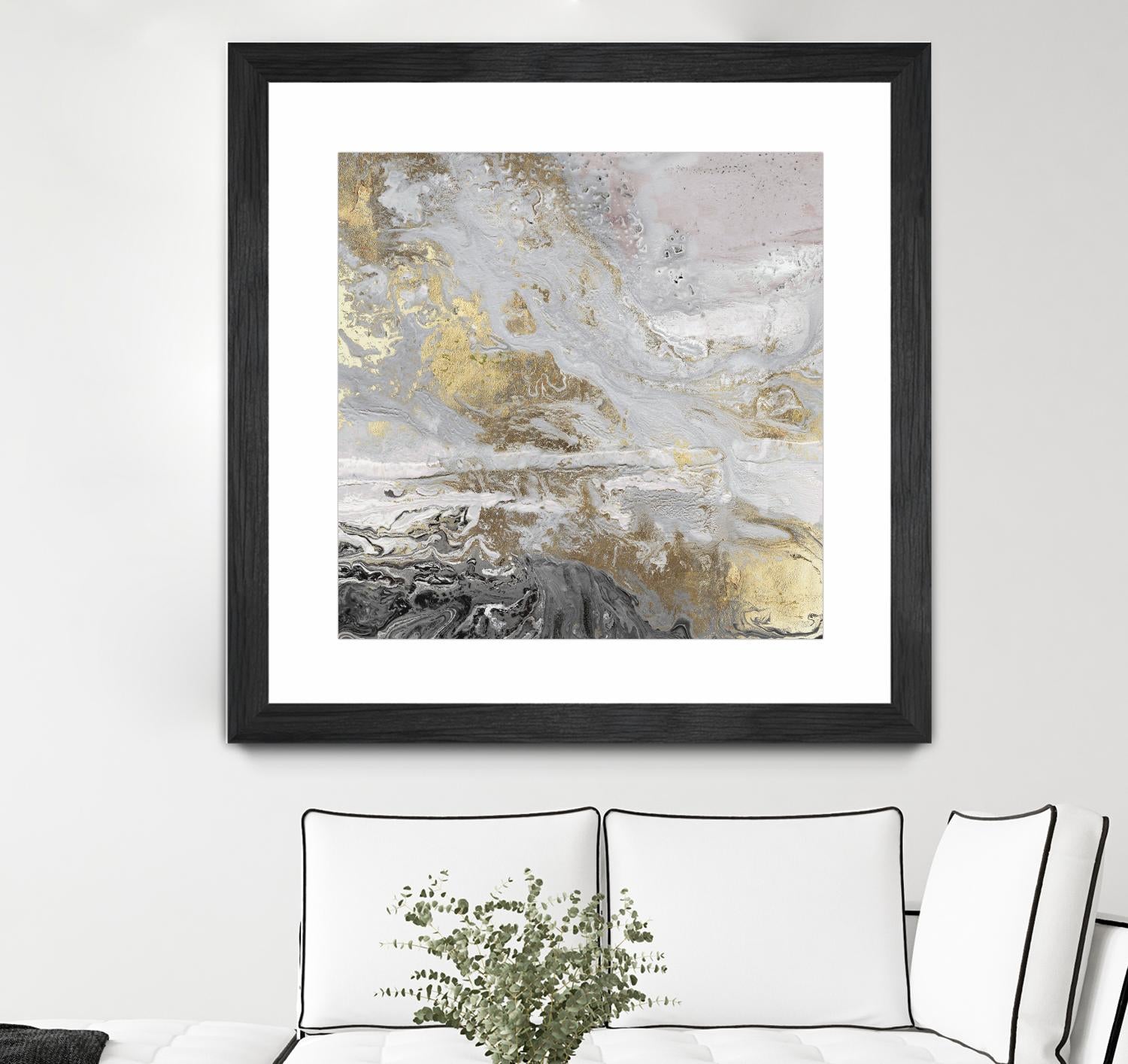 Playa Secreto III Lavender Version by Wendy Kroeker on GIANT ART - white abstract