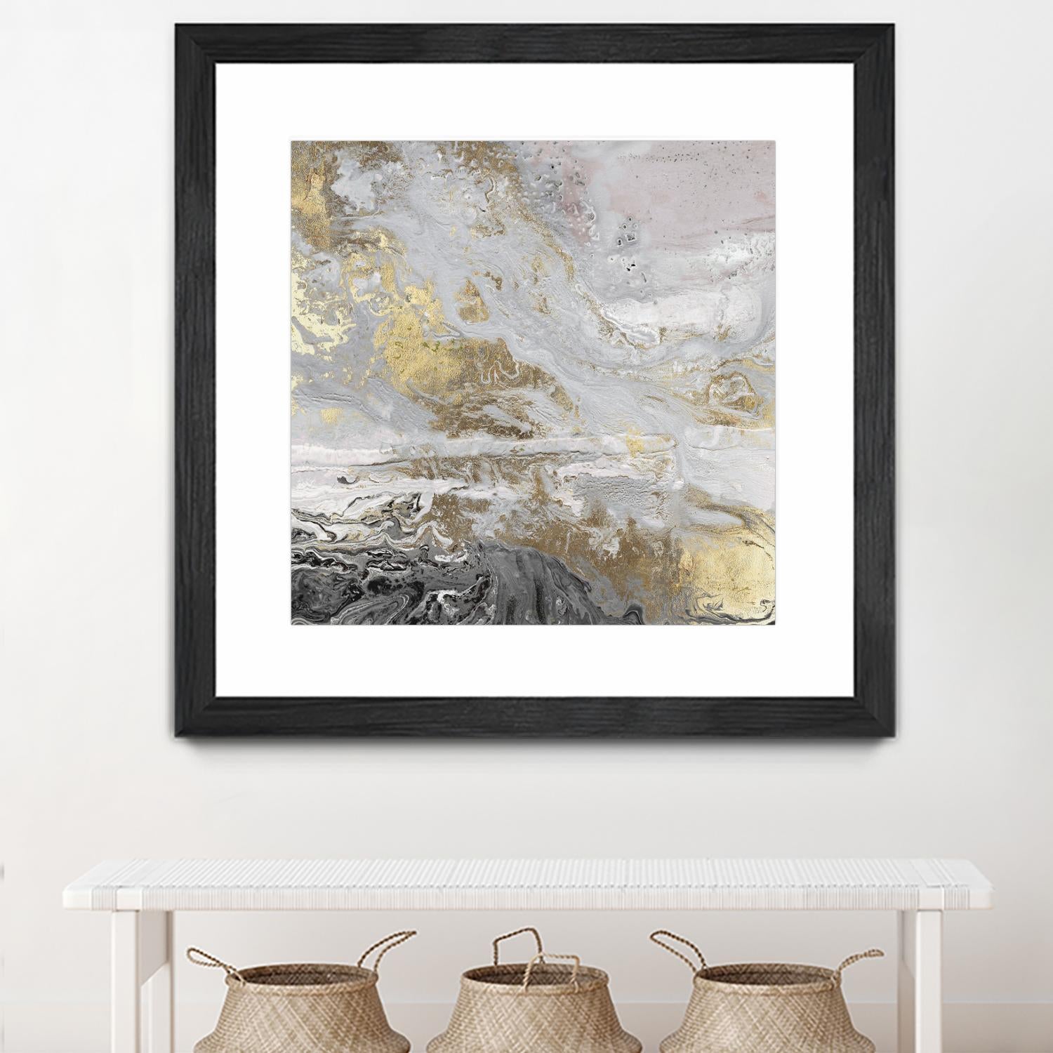 Playa Secreto III Lavender Version by Wendy Kroeker on GIANT ART - white abstract