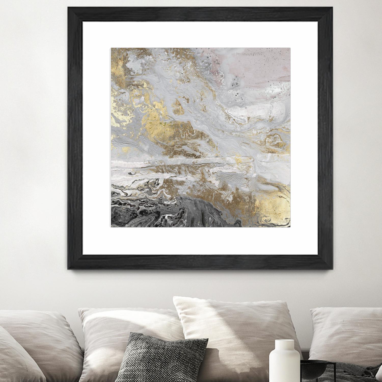 Playa Secreto III Lavender Version by Wendy Kroeker on GIANT ART - white abstract