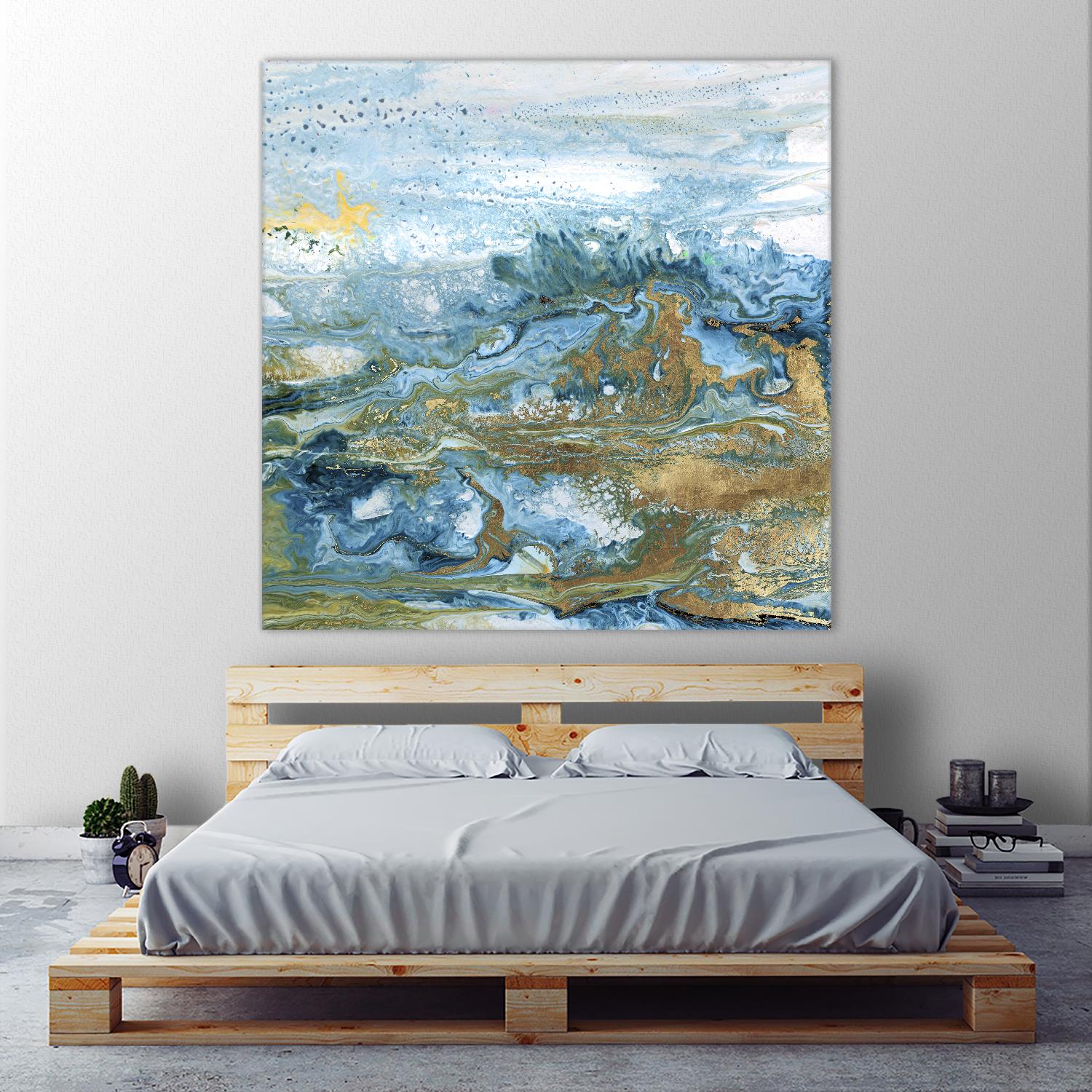 Geode II by Wendy Kroeker on GIANT ART - gold abstract