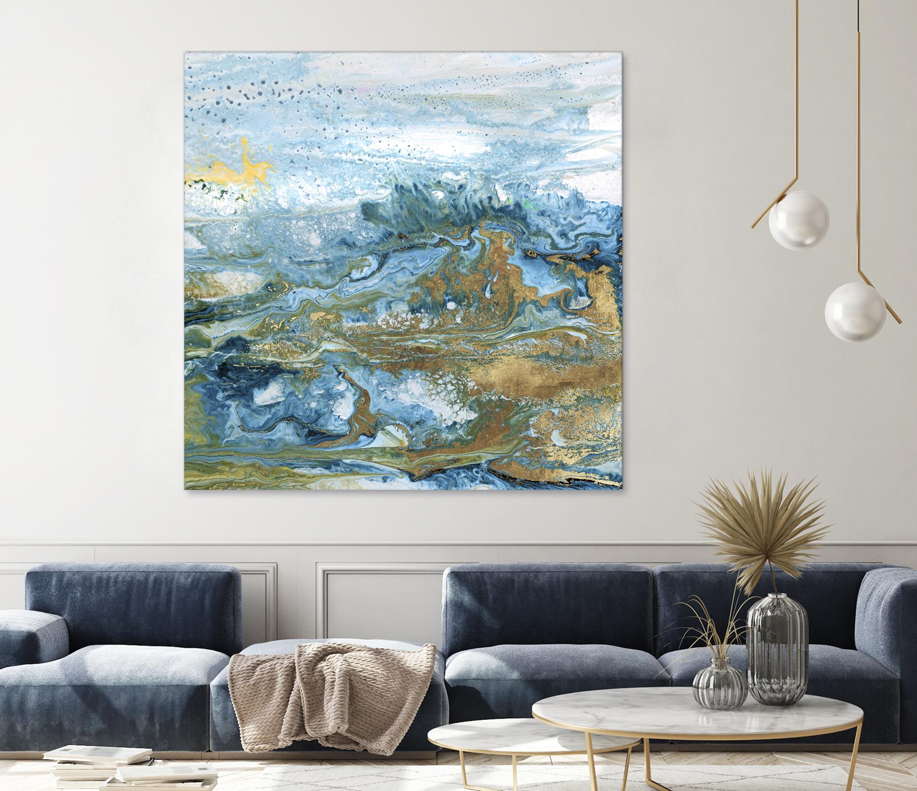 Geode II by Wendy Kroeker on GIANT ART - gold abstract