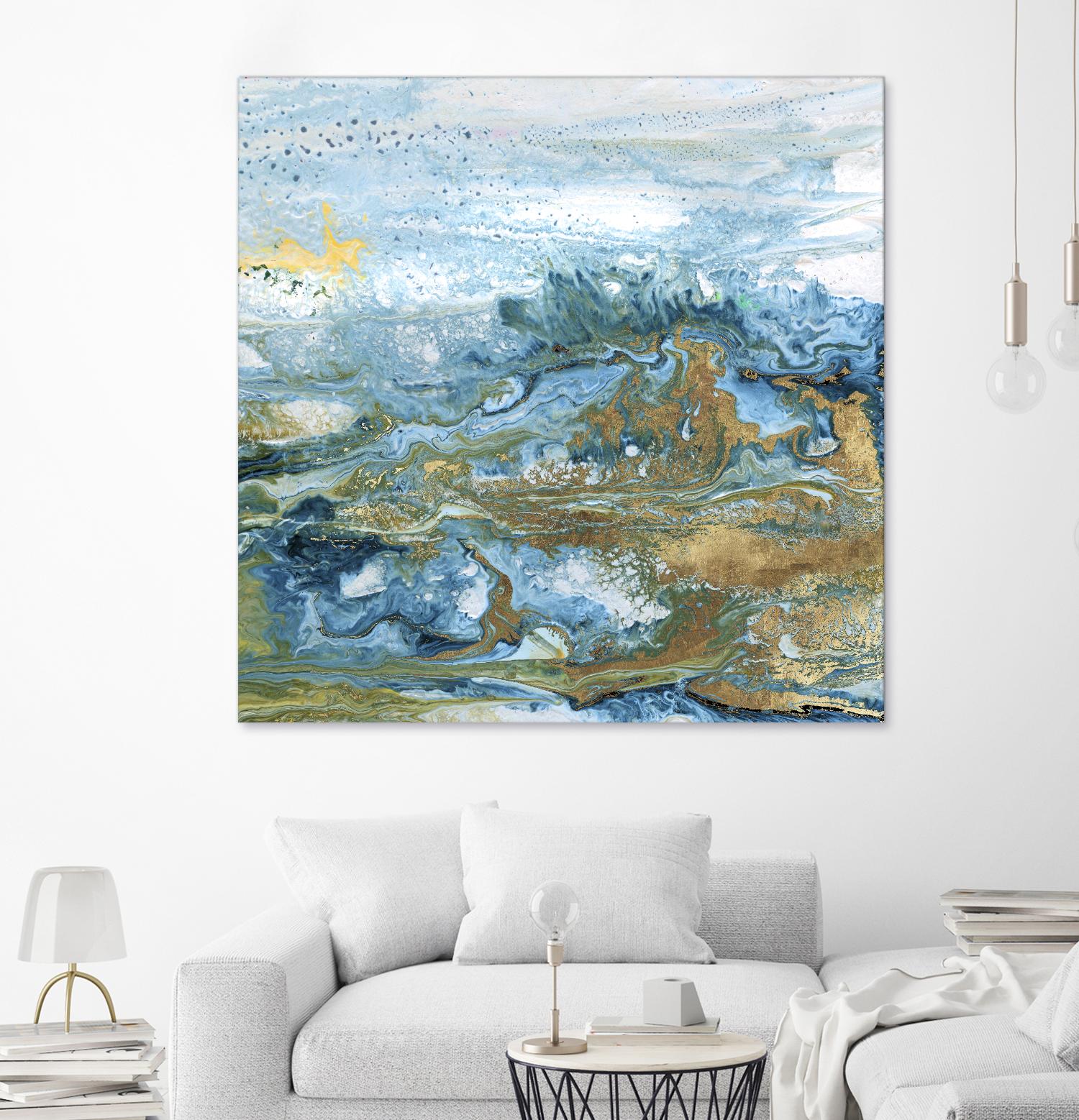 Geode II by Wendy Kroeker on GIANT ART - gold abstract