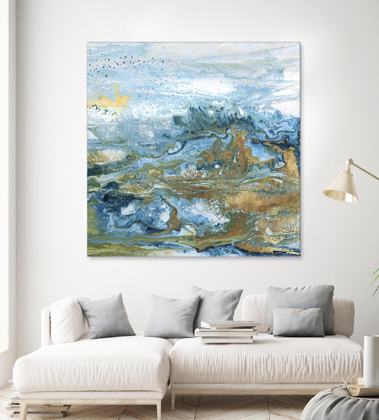 Geode II by Wendy Kroeker on GIANT ART - gold abstract