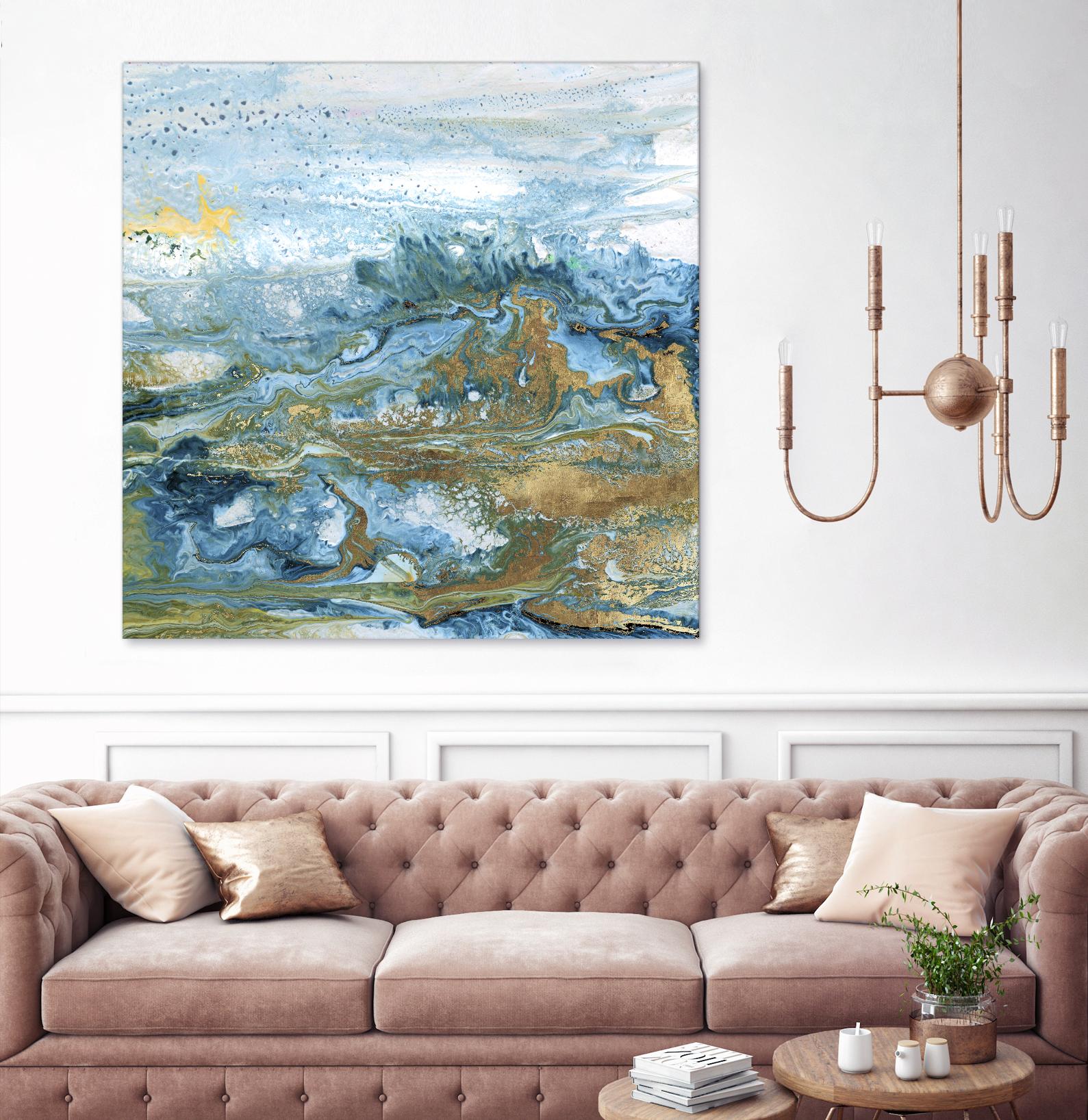 Geode II by Wendy Kroeker on GIANT ART - gold abstract