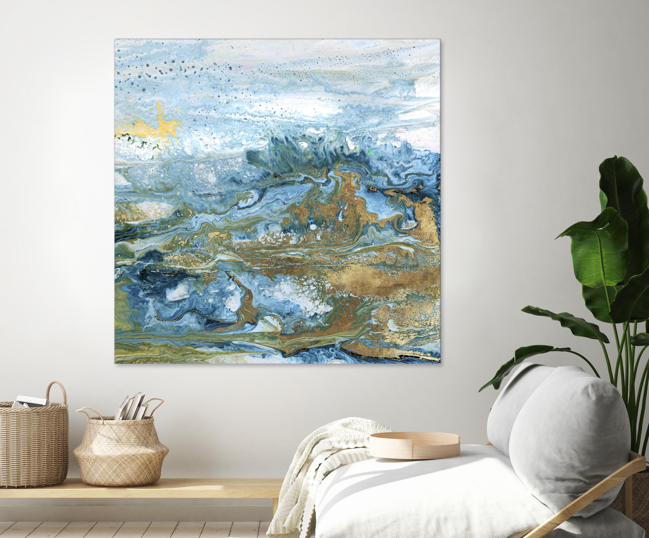 Geode II by Wendy Kroeker on GIANT ART - gold abstract