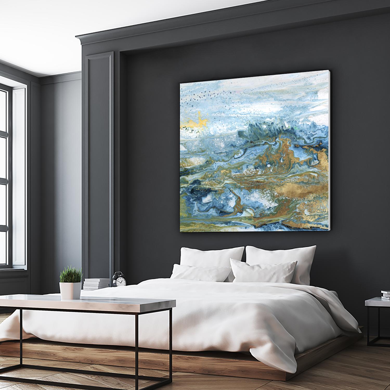 Geode II by Wendy Kroeker on GIANT ART - gold abstract