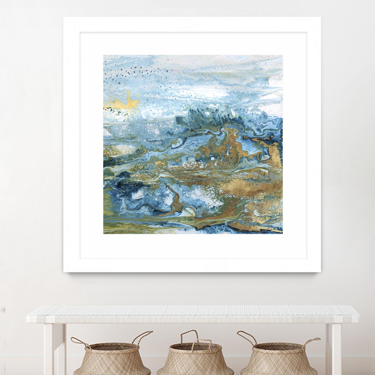 Geode II by Wendy Kroeker on GIANT ART - gold abstract