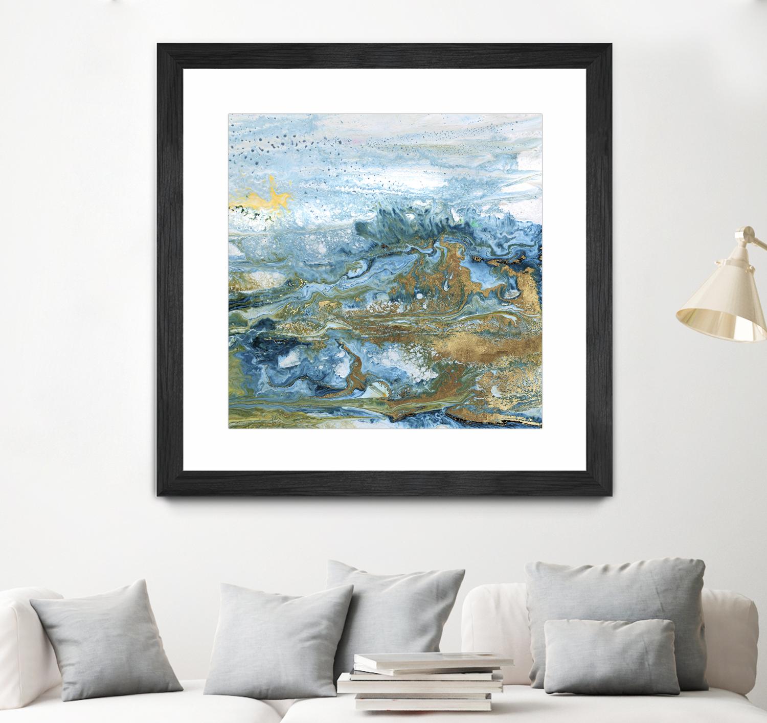 Geode II by Wendy Kroeker on GIANT ART - gold abstract