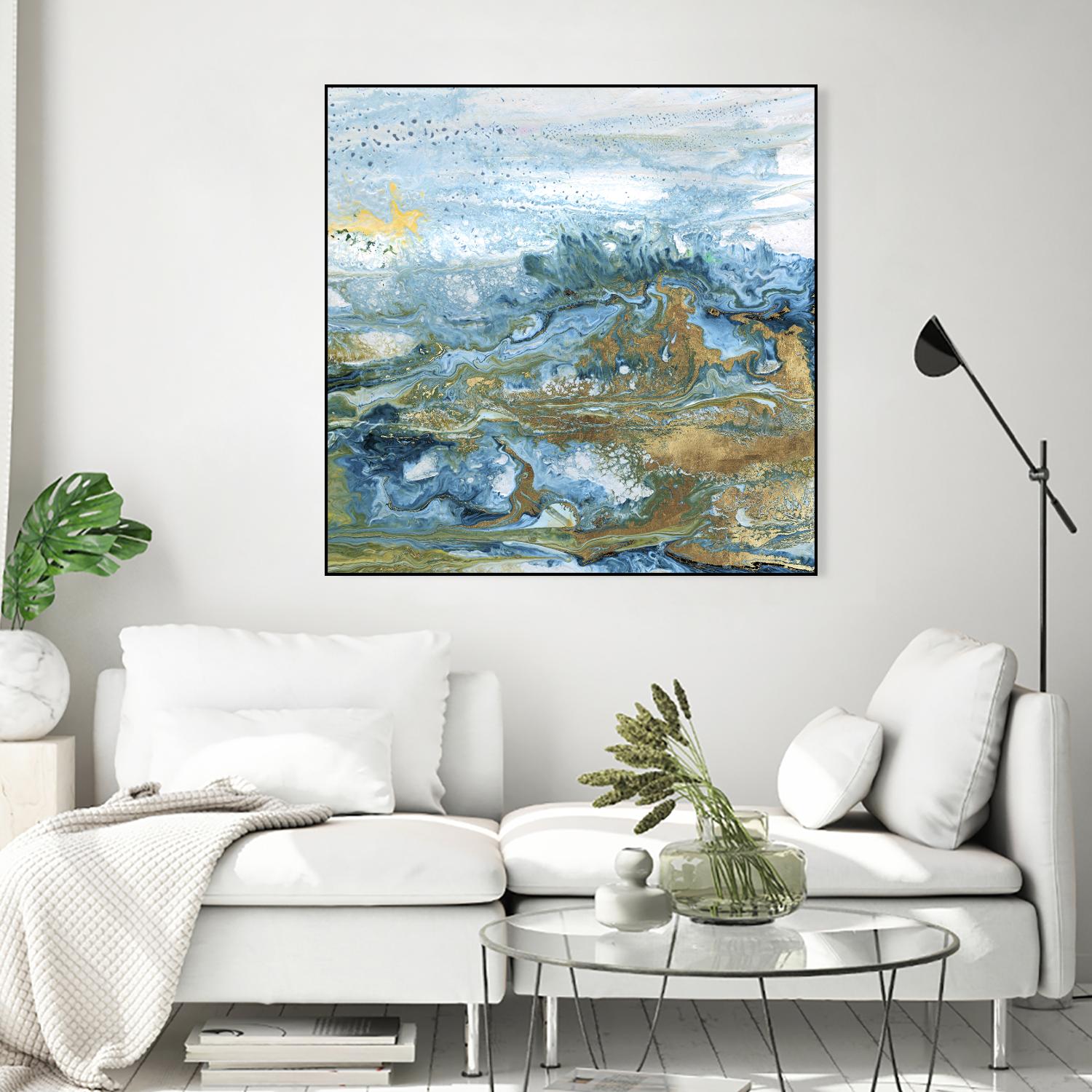 Geode II by Wendy Kroeker on GIANT ART - gold abstract