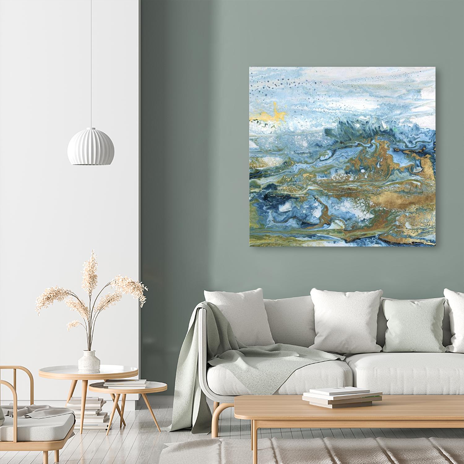 Geode II by Wendy Kroeker on GIANT ART - gold abstract