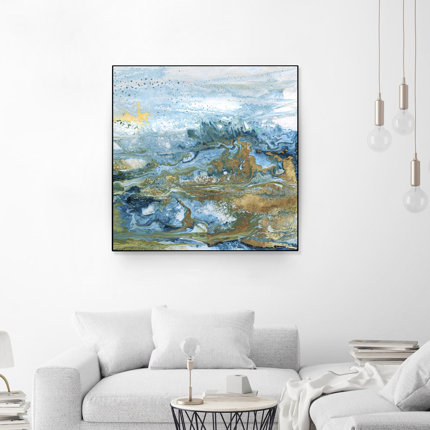 Geode II by Wendy Kroeker on GIANT ART - gold abstract