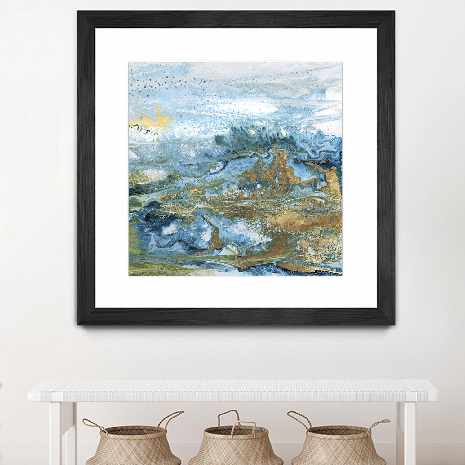 Geode II by Wendy Kroeker on GIANT ART - gold abstract