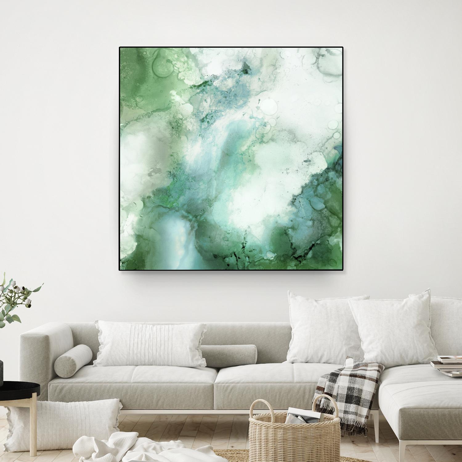 Zen Panel III by Wendy Kroeker on GIANT ART - white abstract