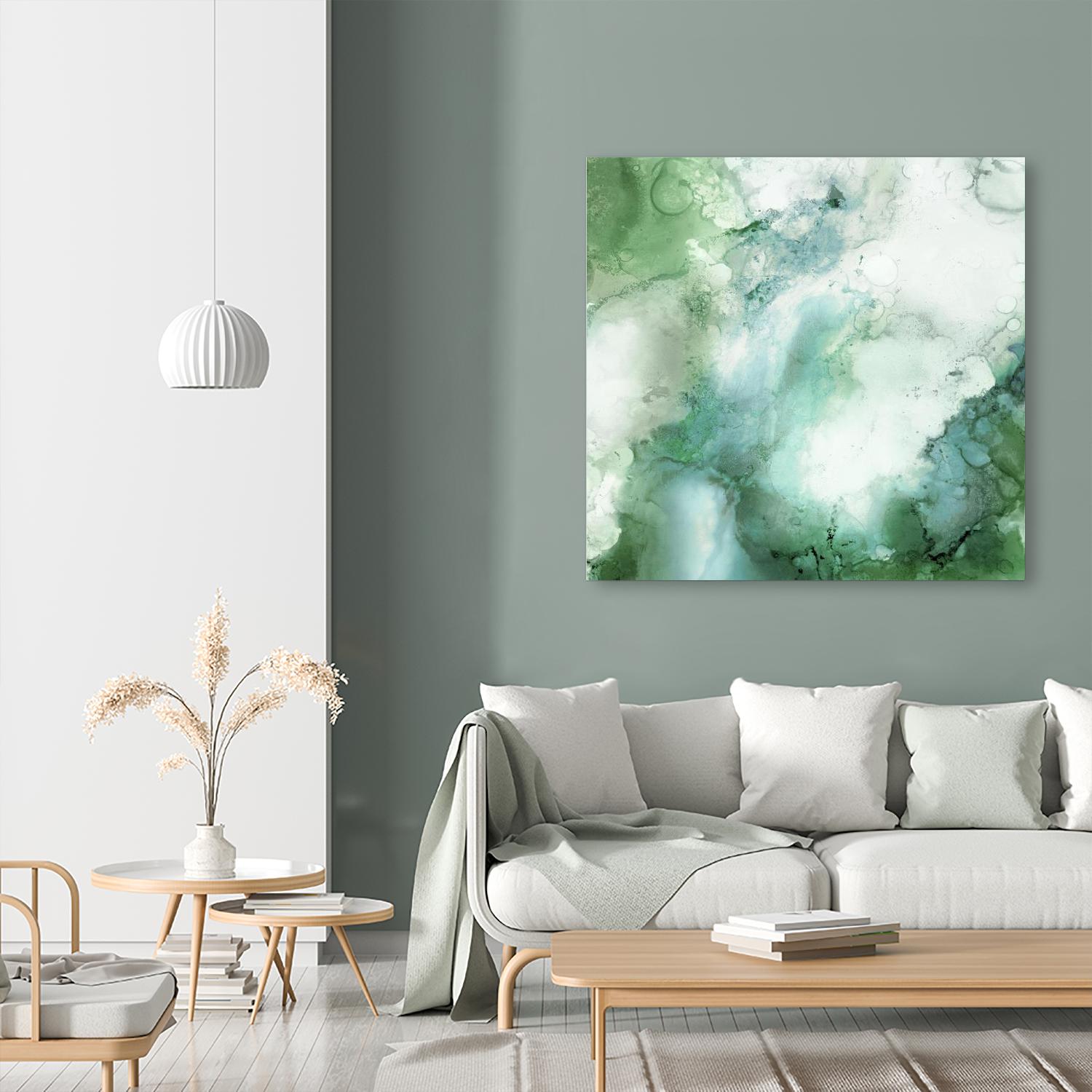 Zen Panel III by Wendy Kroeker on GIANT ART - white abstract